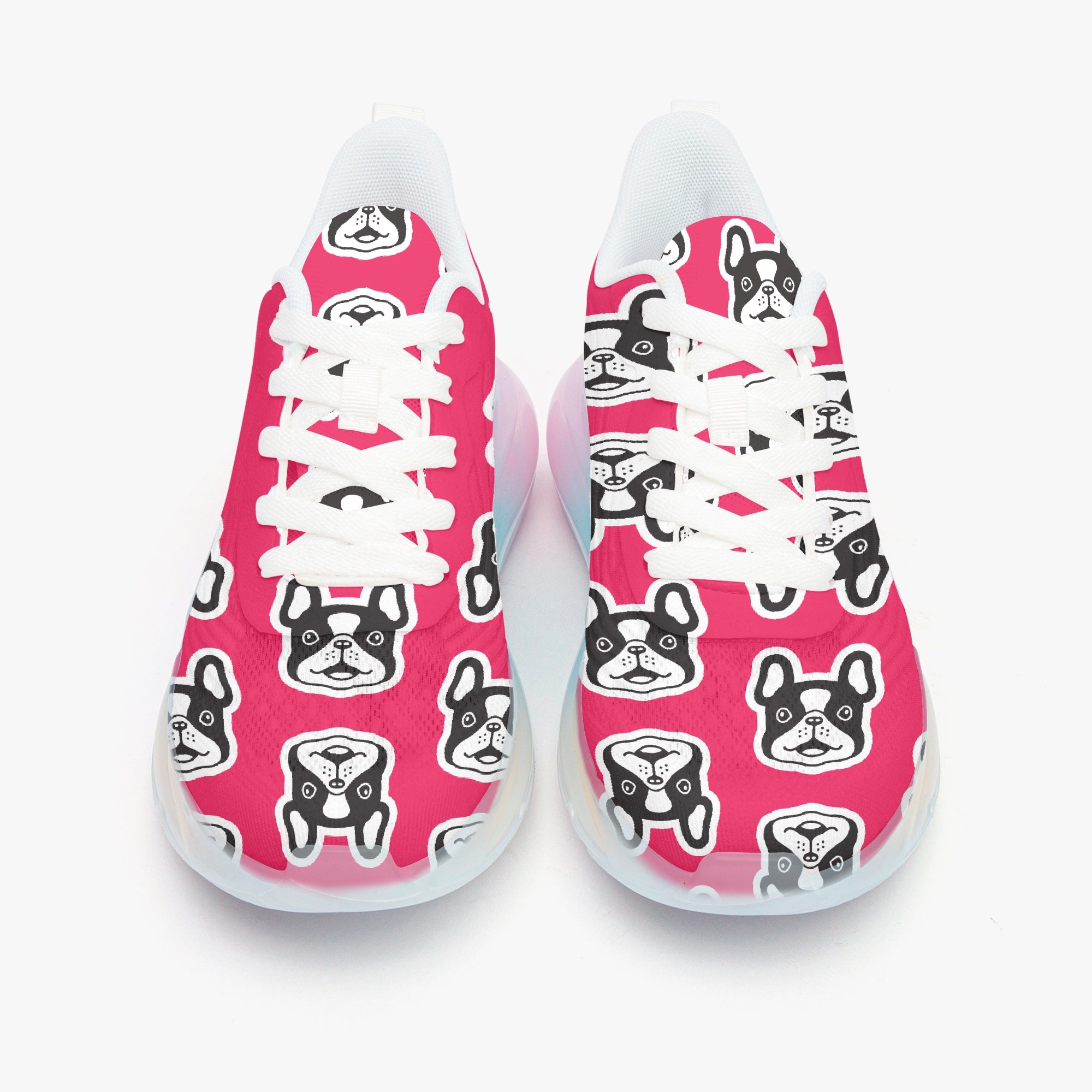 French Bulldog Lightweight Canvas Sneakers for Everyday Wear-fadou