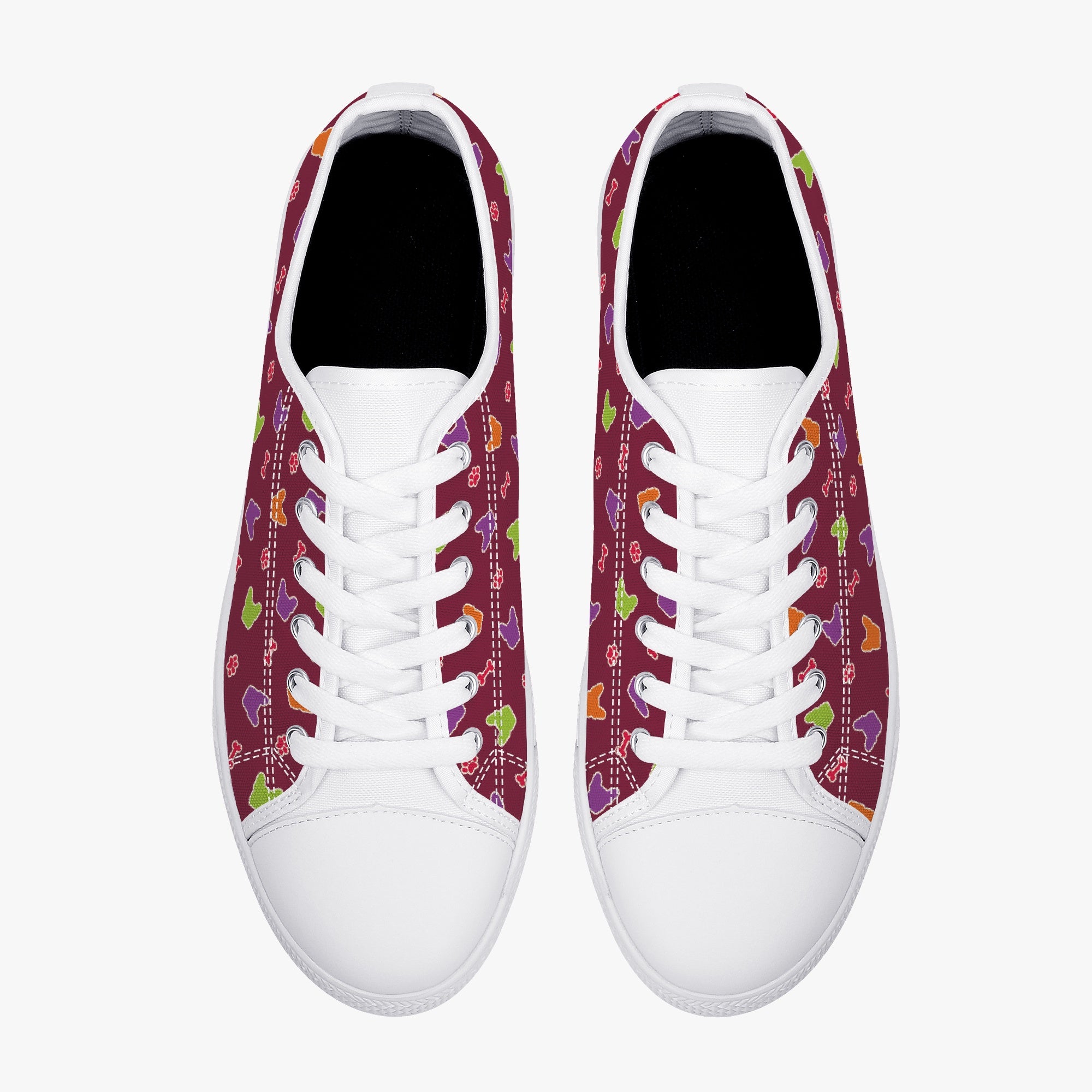 French Bulldog Classic High-Top Shoes for Frenchie Fans-fadou