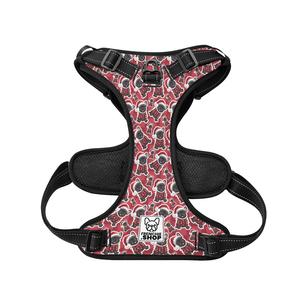 French Bulldog No-Pull Walking Harness for Short-Nosed Dogs-fadou