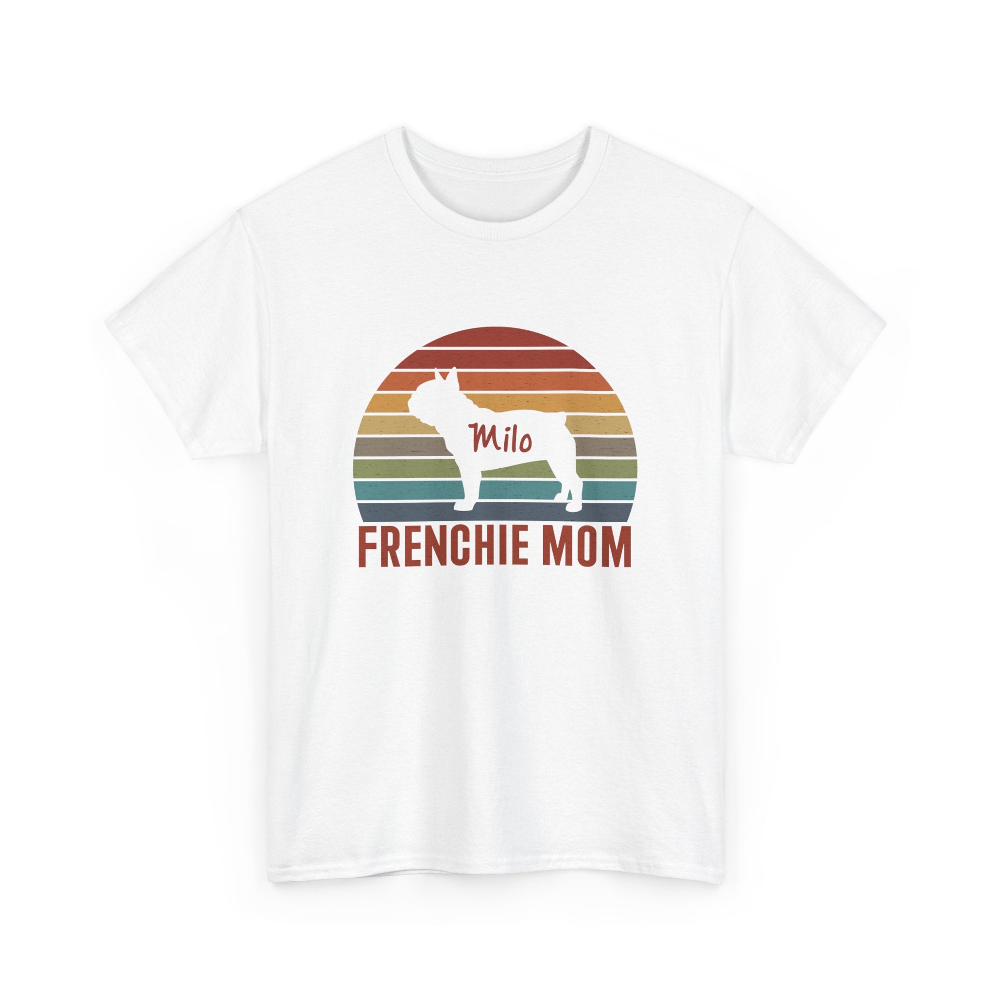 French Bulldog Custom Cotton T-Shirt for Dog Moms & Dads-fadou