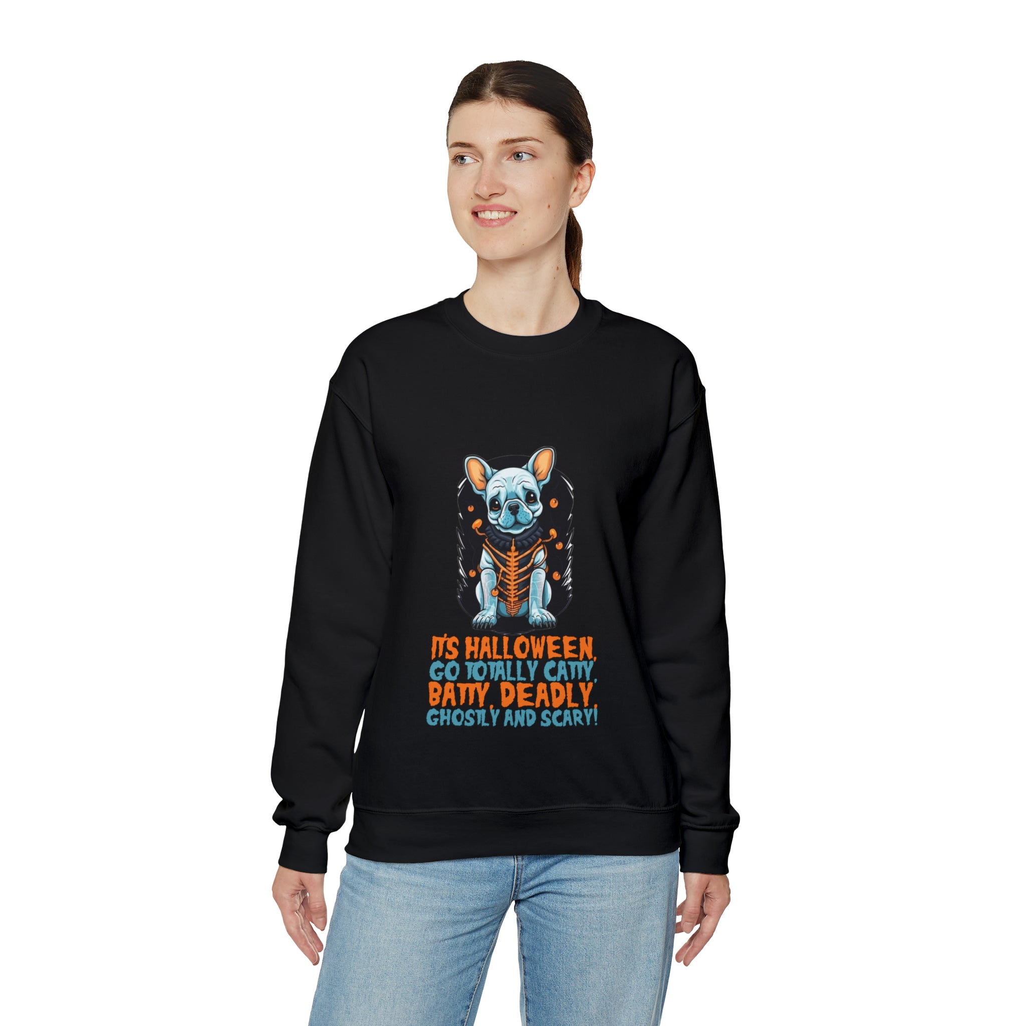 French Bulldog Halloween Pet Parent Pullover for Dog Park Days-fadou