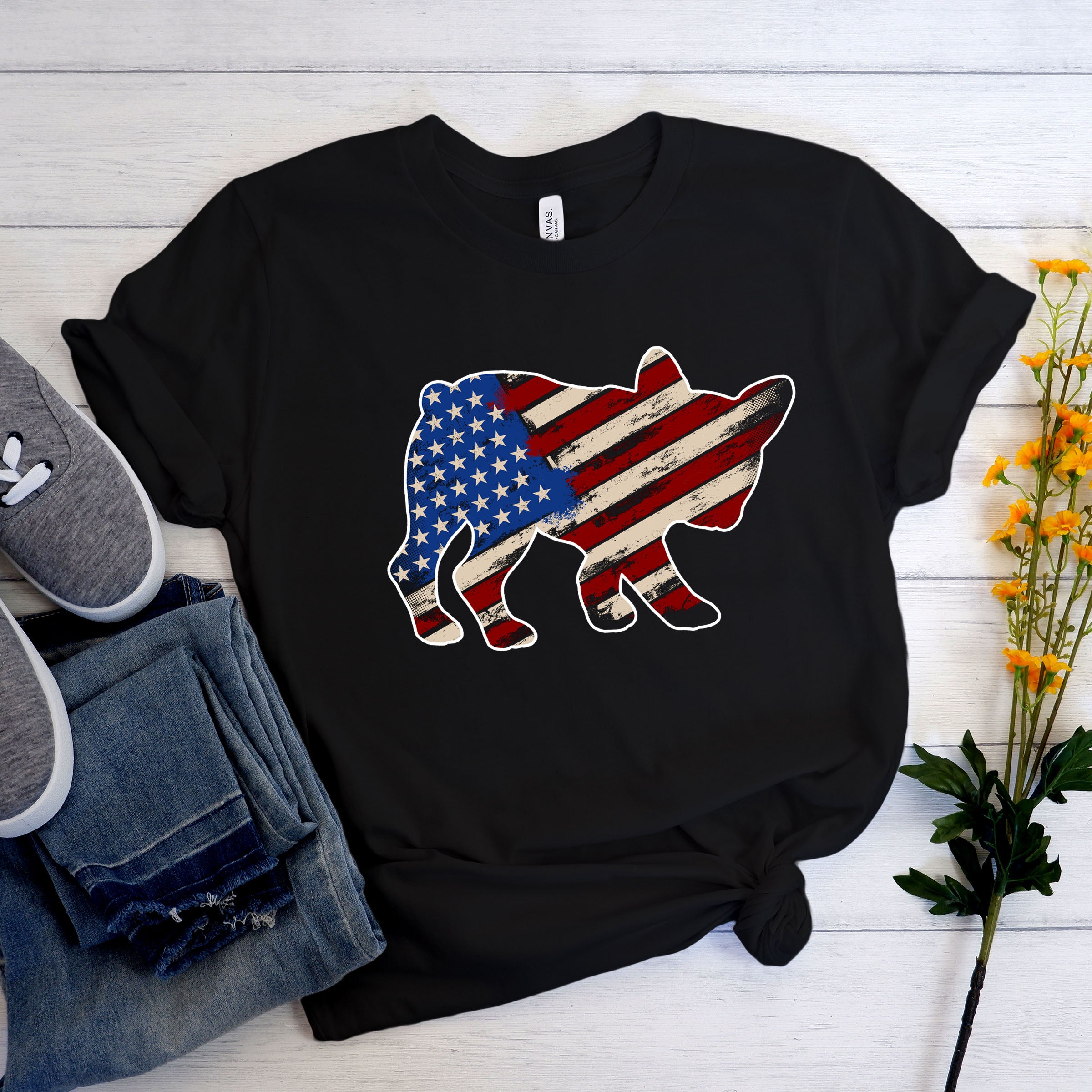 US French Bulldog Cotton T-Shirt for Frenchie Enthusiasts-fadou