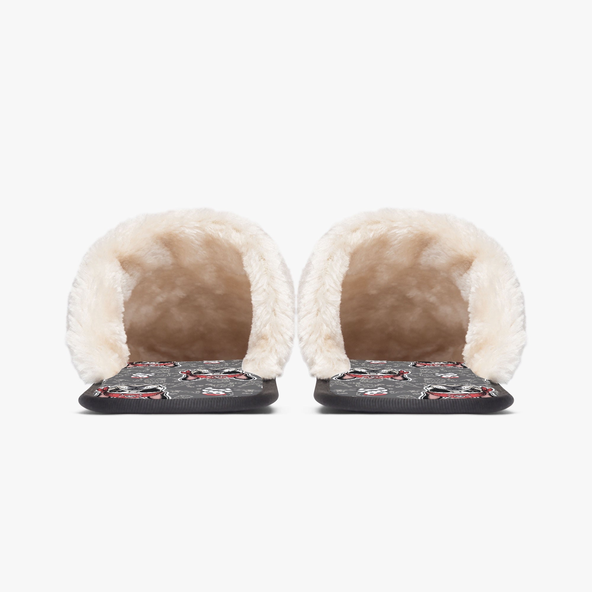 Pancake Frenchie Cozy Slippers for Frenchie Enthusiasts-fadou