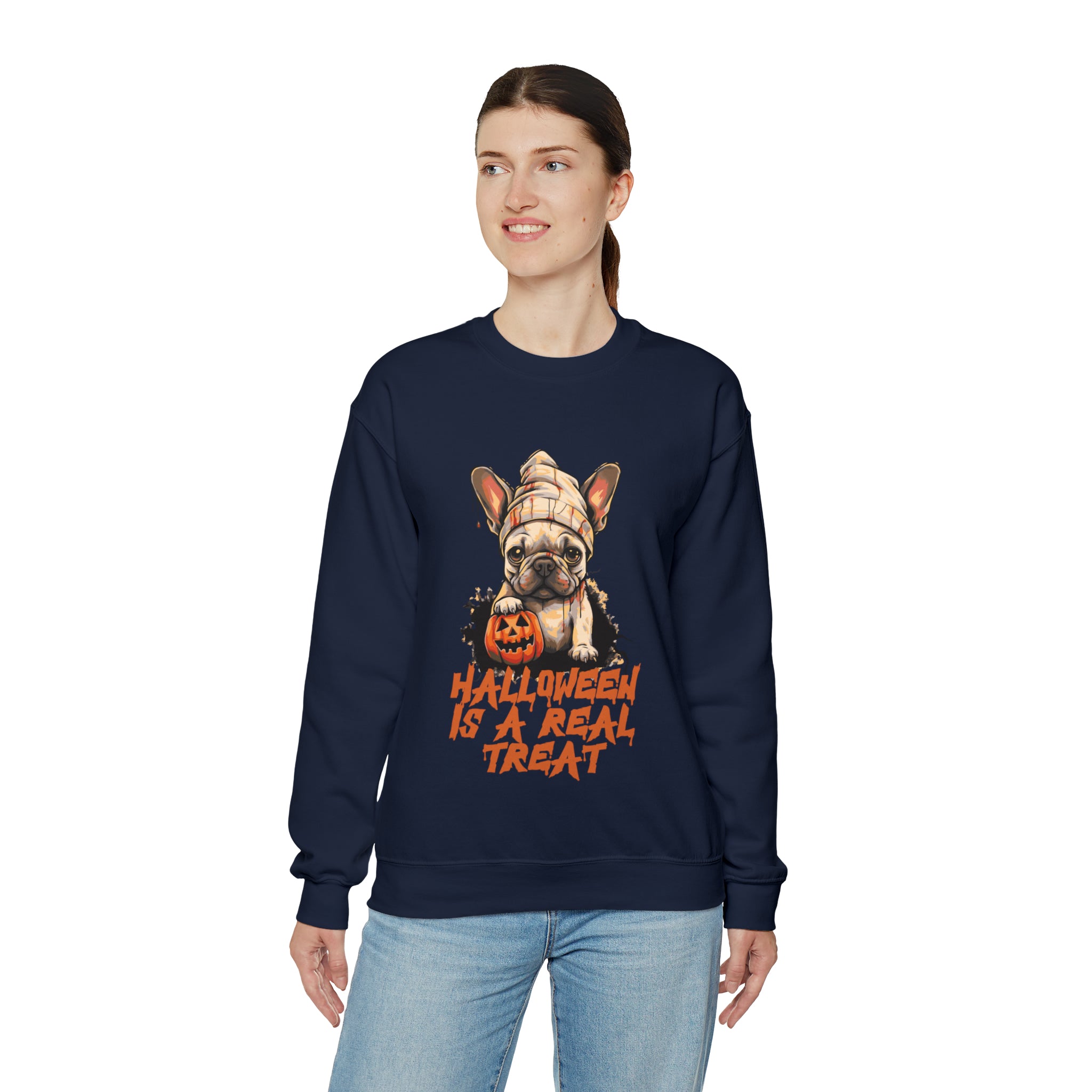 French Bulldog Halloween Pet Parent Pullover for Dog Lovers-fadou