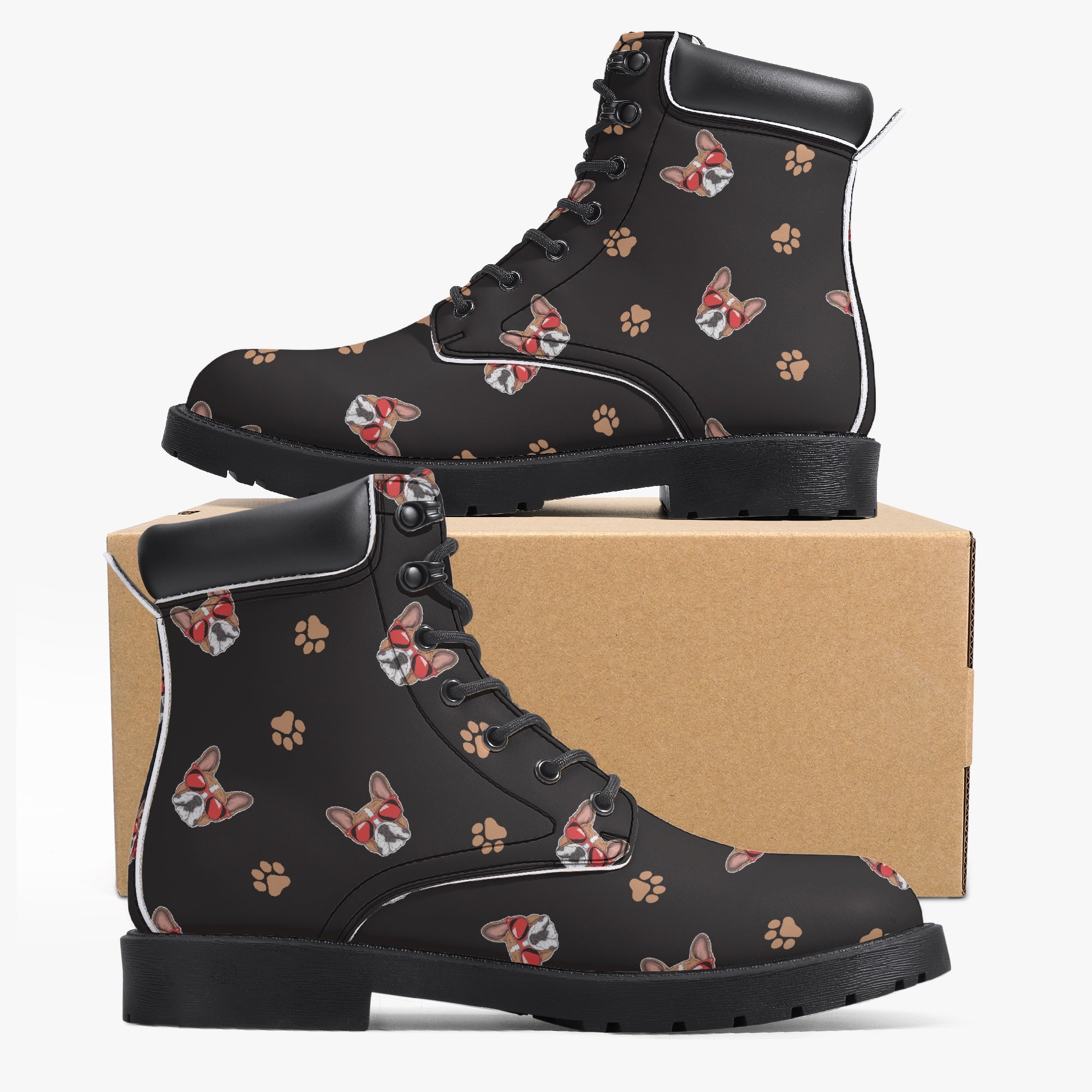 French Bulldog Casual Casual Boots for Frenchie Enthusiasts-fadou