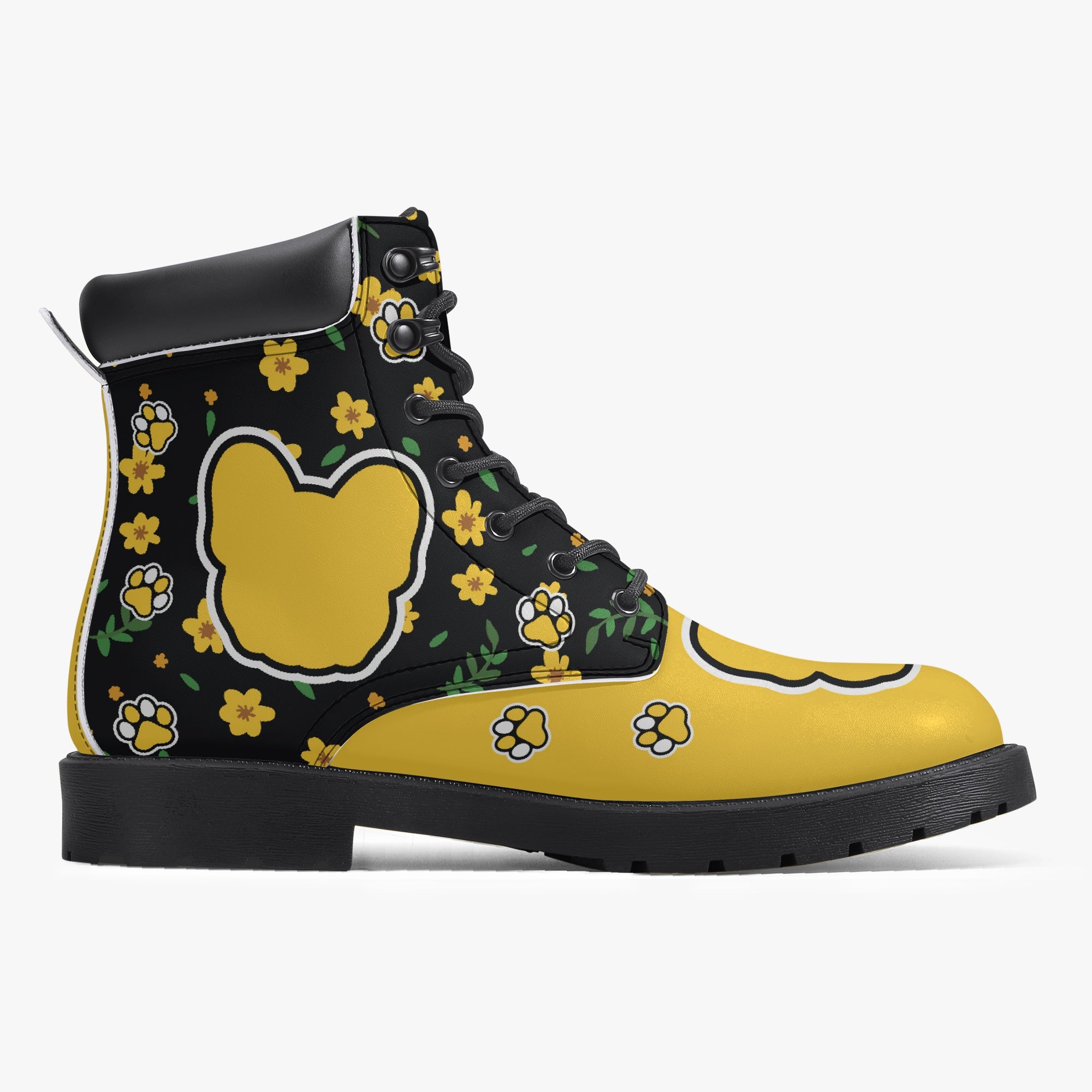 Frenchie Leather Leather Boots for Frenchie Enthusiasts-fadou