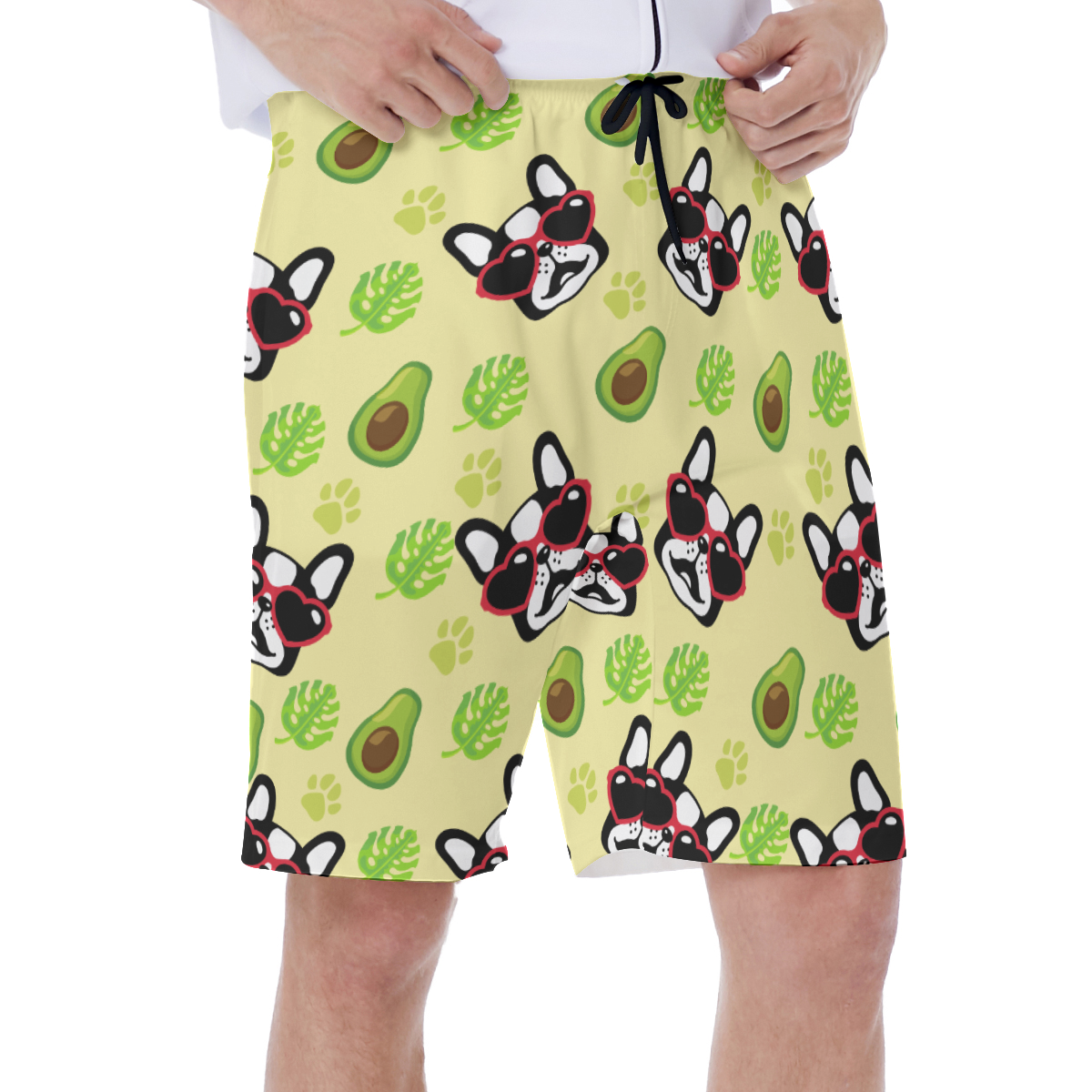 COOPER French Bulldog Casual Shorts for Dog Moms & Dads-fadou