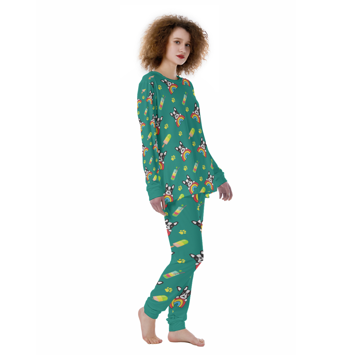 SHELBY Frenchie Cozy Pajama Set for Frenchie Enthusiasts-fadou