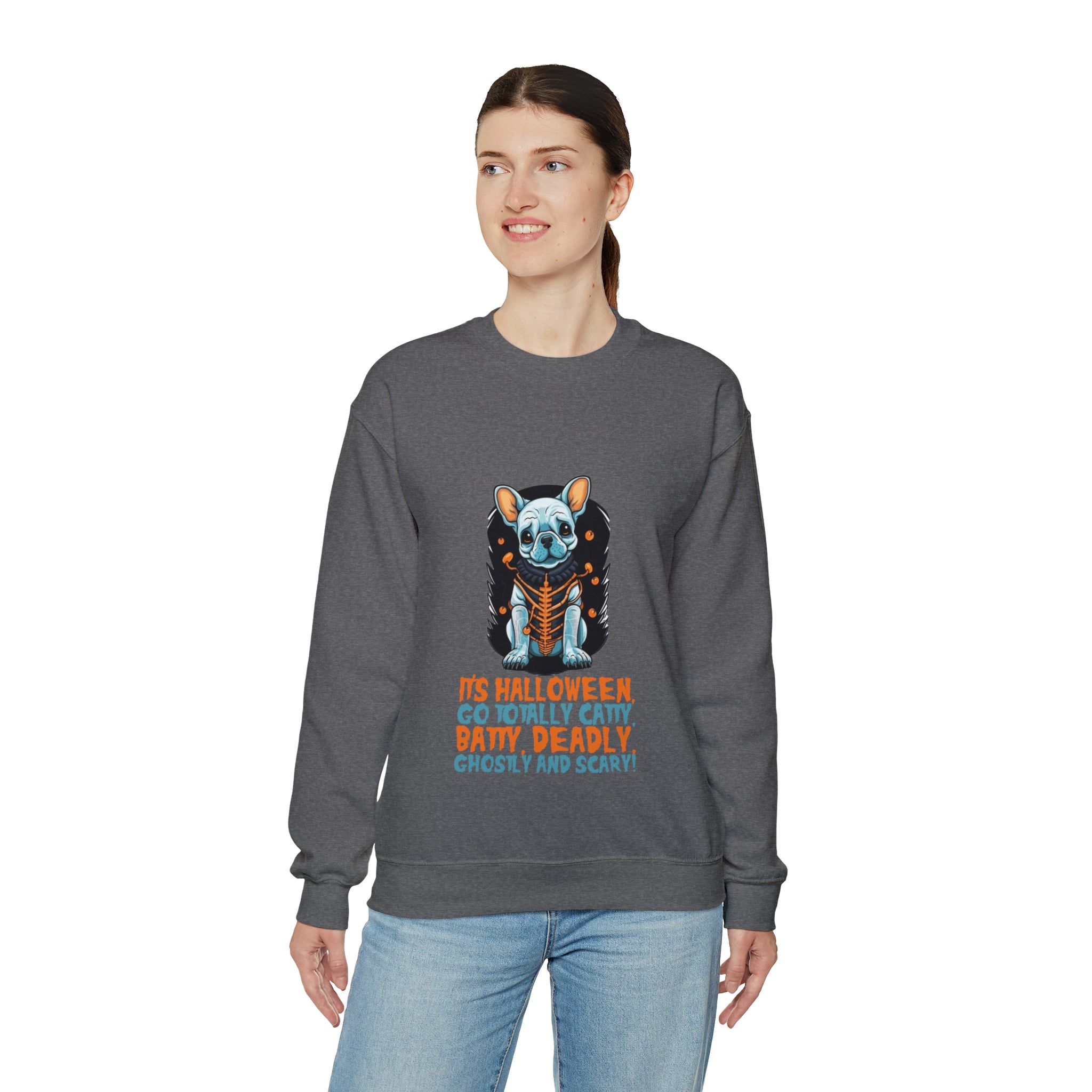 French Bulldog Halloween Pet Parent Pullover for Dog Park Days-fadou