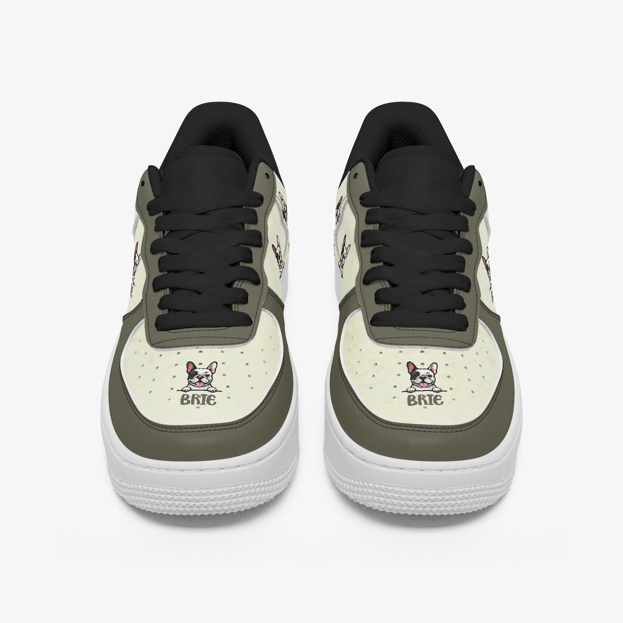 French Bulldog Personalized High-Top Shoes for Dog Lovers-fadou