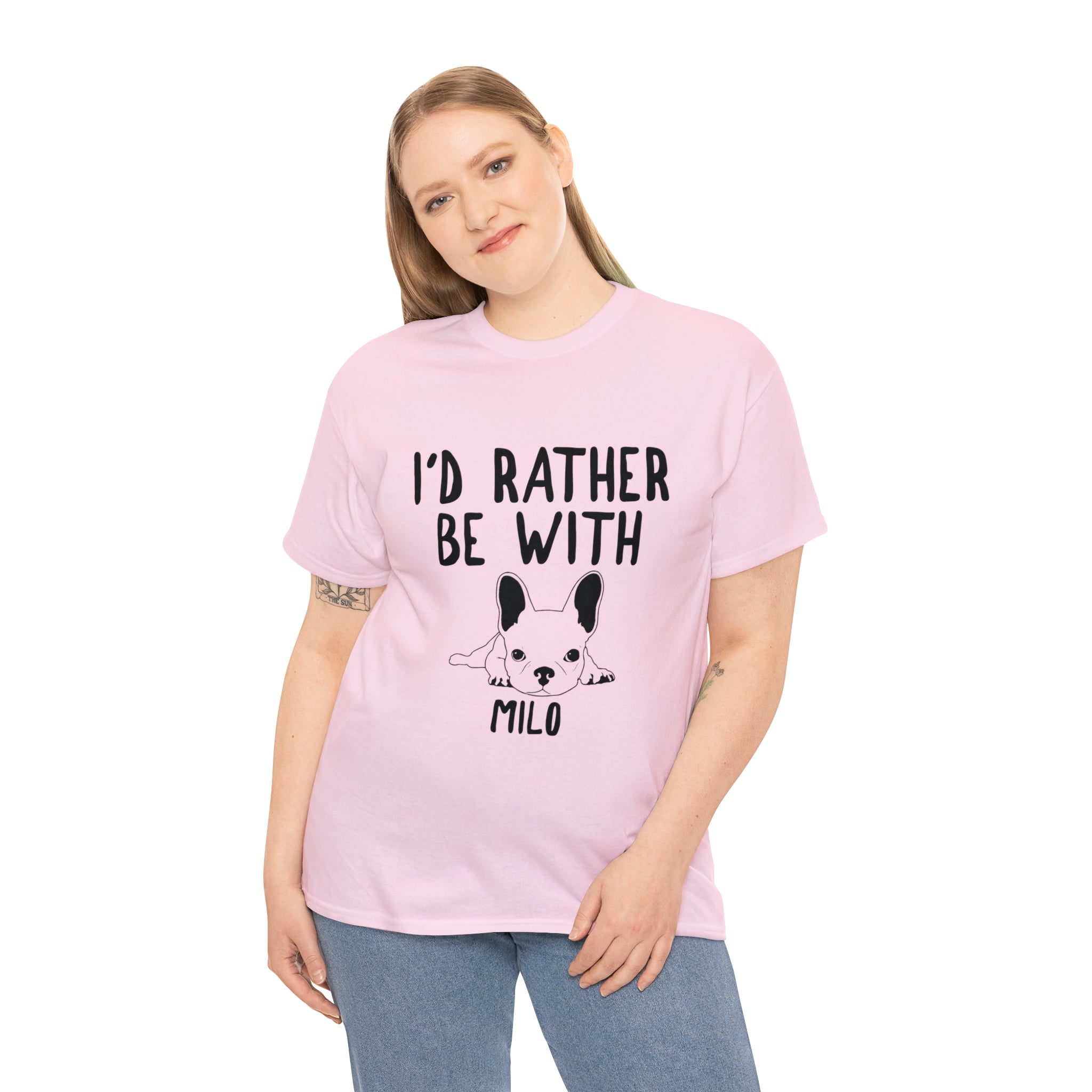 French Bulldog Custom Dog Lover Tee for Dog Moms & Dads-fadou