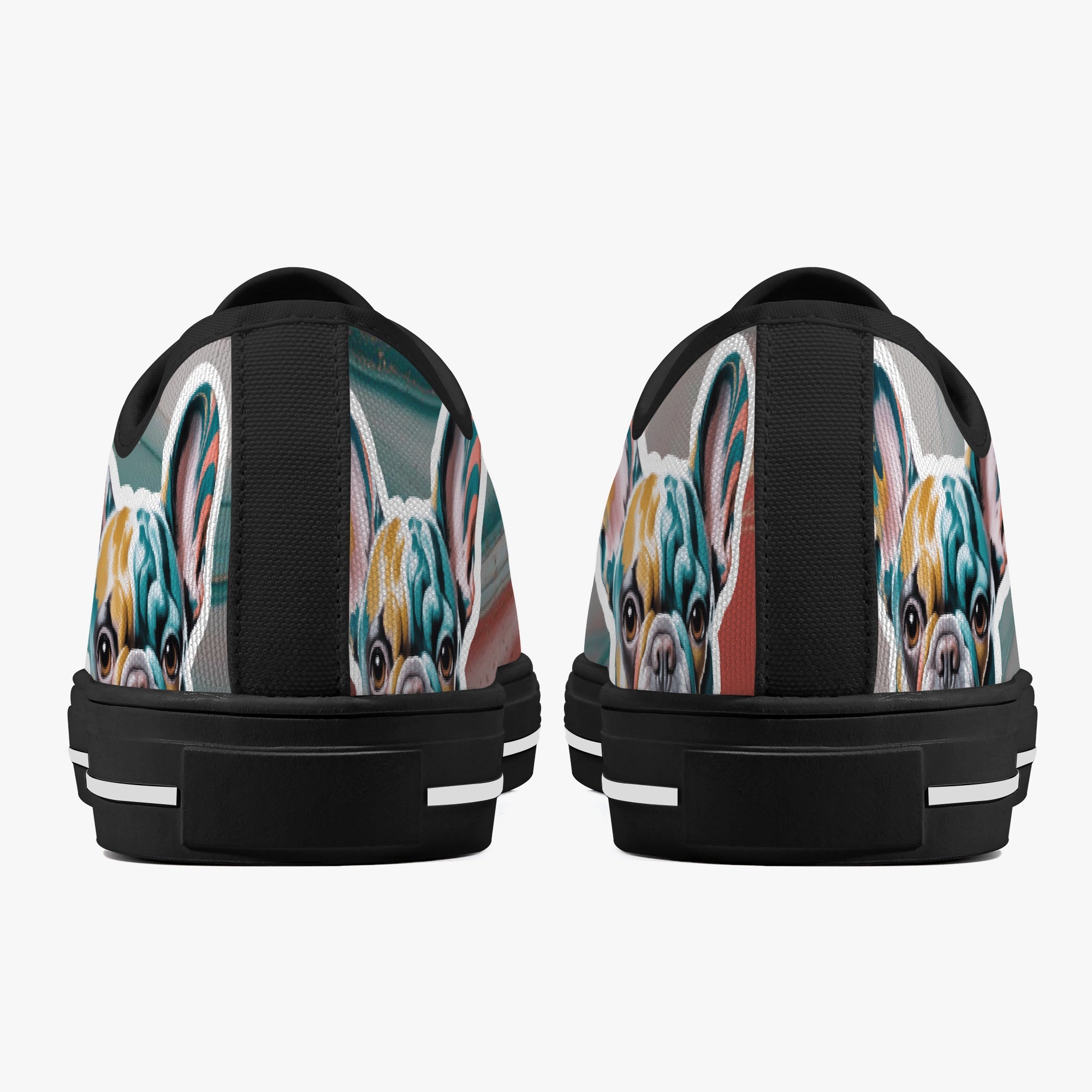 Low-Top Classic High-Top Shoes for Frenchie Enthusiasts-fadou