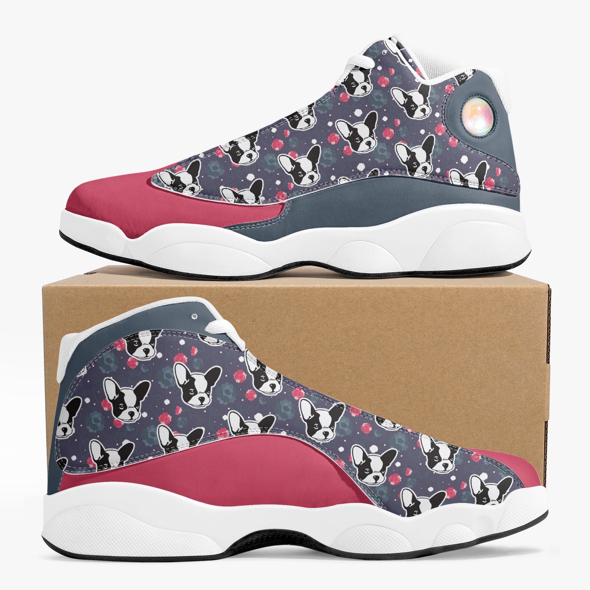 Chase French Bulldog Canvas Sneakers for Dog Moms & Dads-fadou