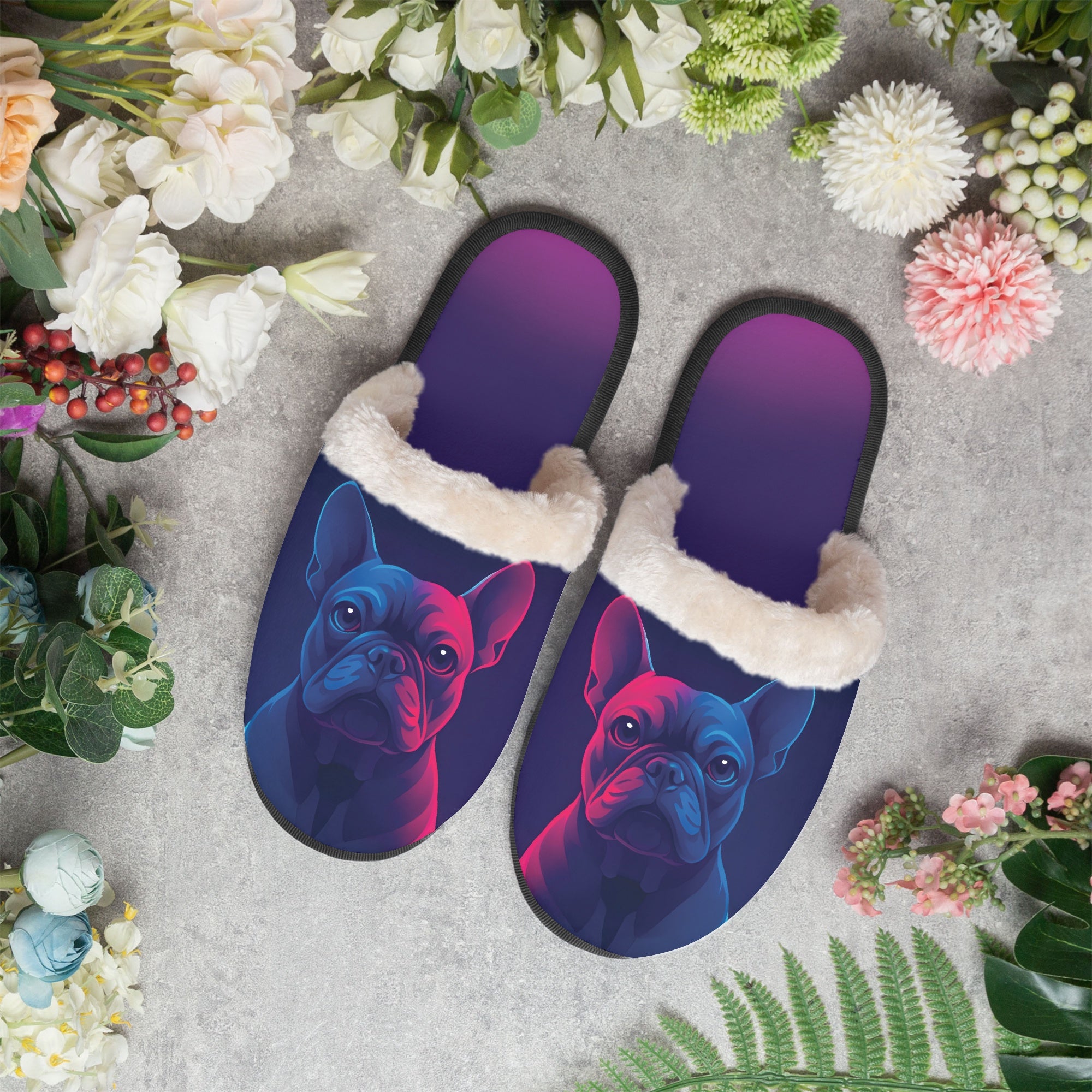 Sammy French Bulldog Indoor Shoes for Frenchie Enthusiasts-fadou