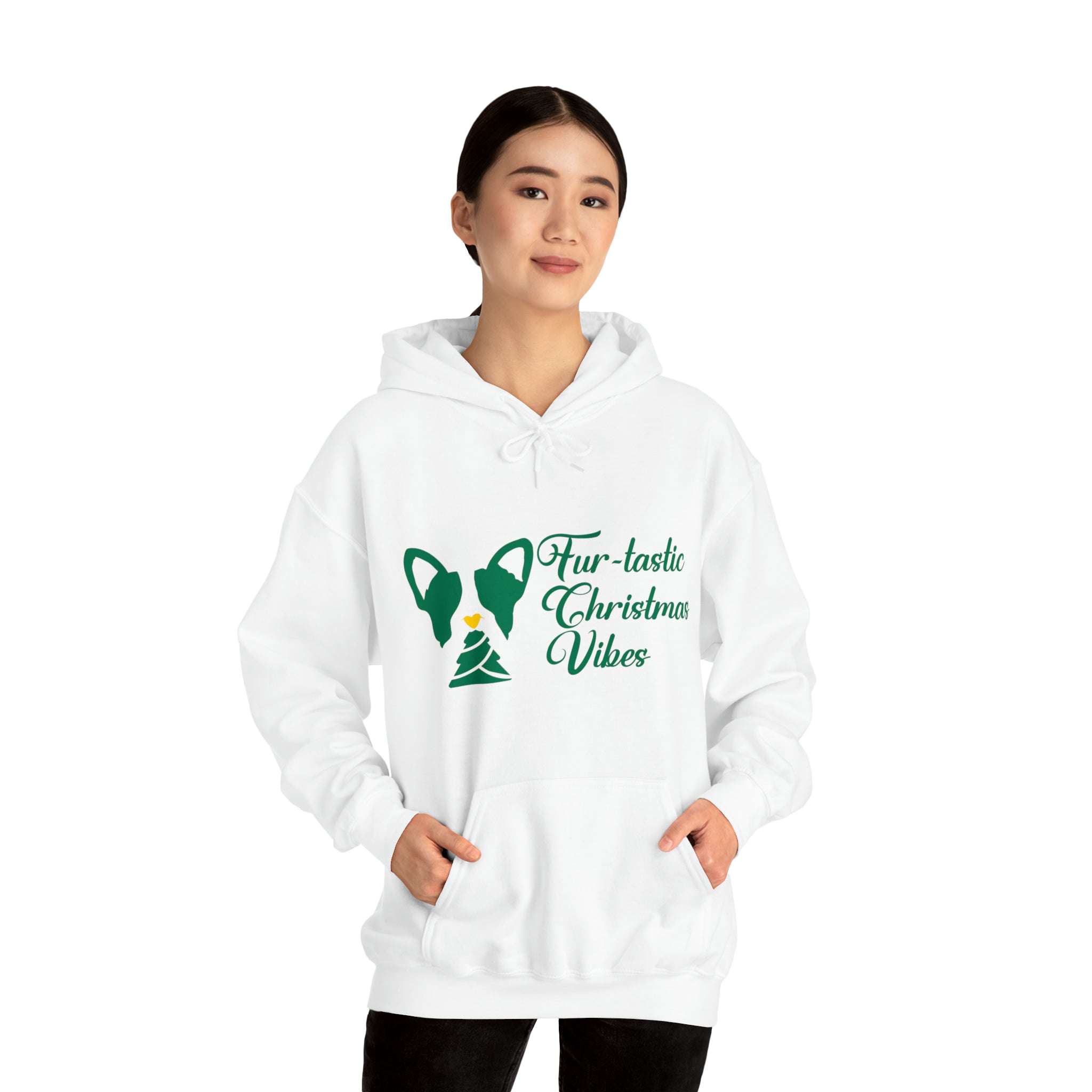 Frenchie Christmas Cotton Sweatshirt for Frenchie Enthusiasts-fadou