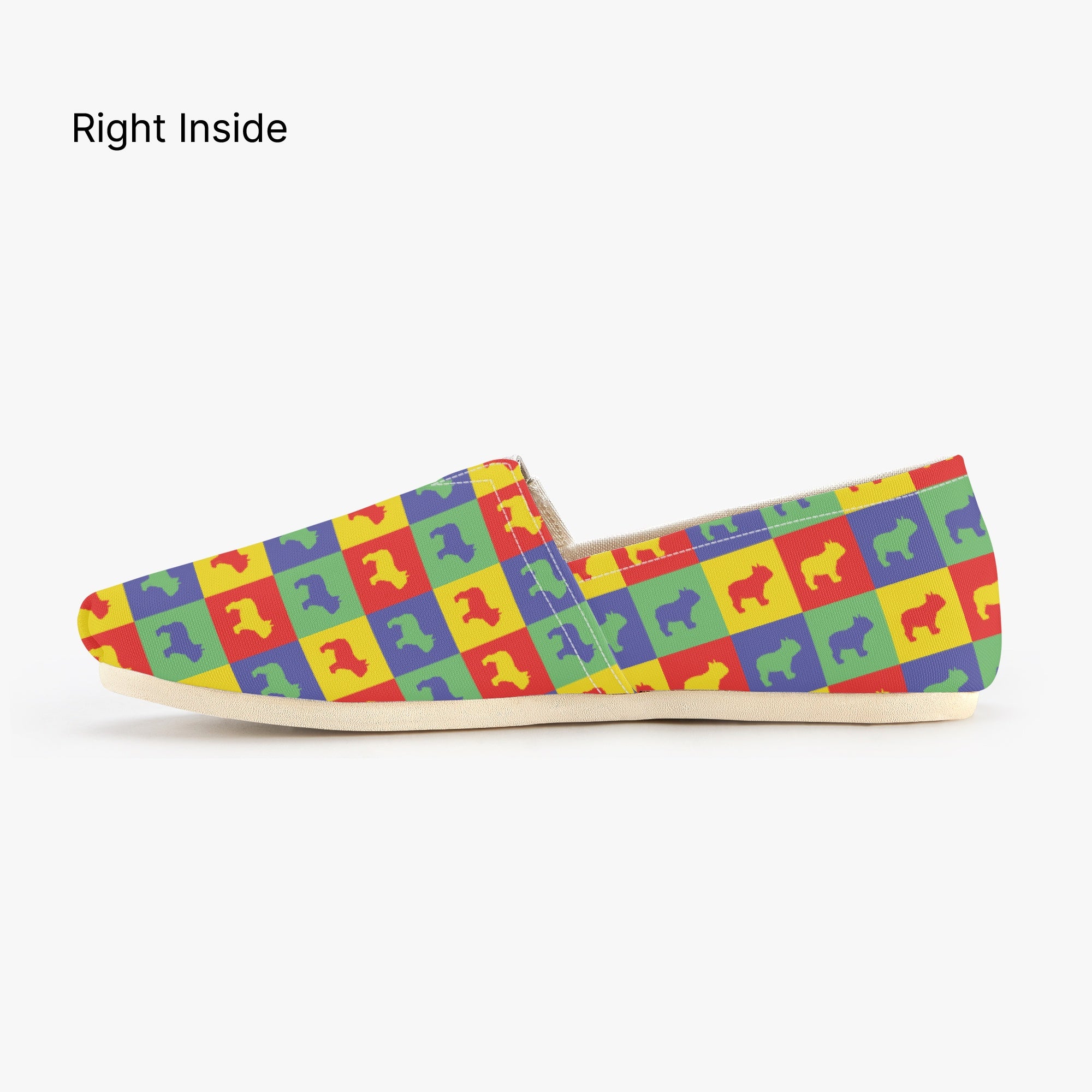 French Bulldog Casual High-Top Shoes for Frenchie Enthusiasts-fadou