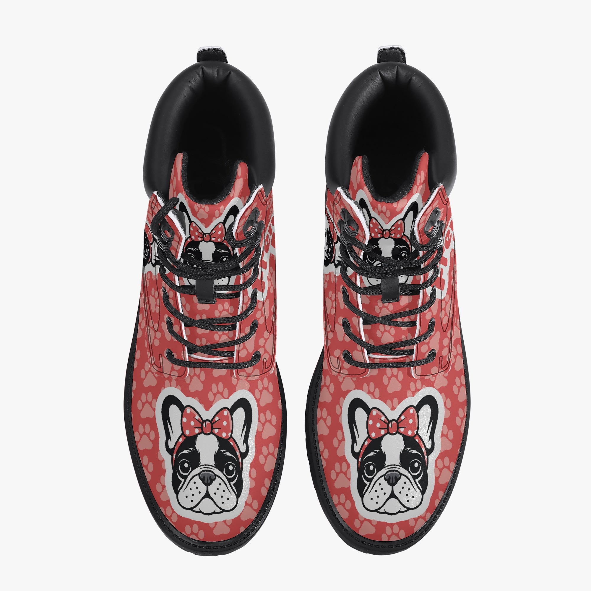 Marcel French Bulldog Casual Boots for Frenchie Enthusiasts-fadou