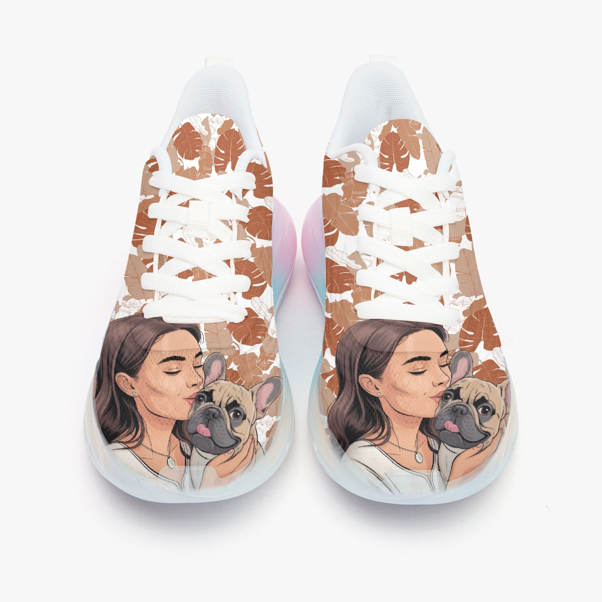 French Bulldog Lightweight High-Top Shoes for Bulldog Owners-fadou
