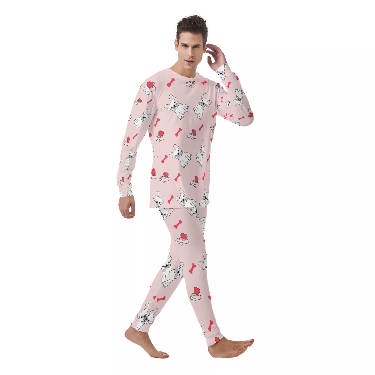 ROMEO French Bulldog Loungewear Set for Frenchie Enthusiasts-fadou