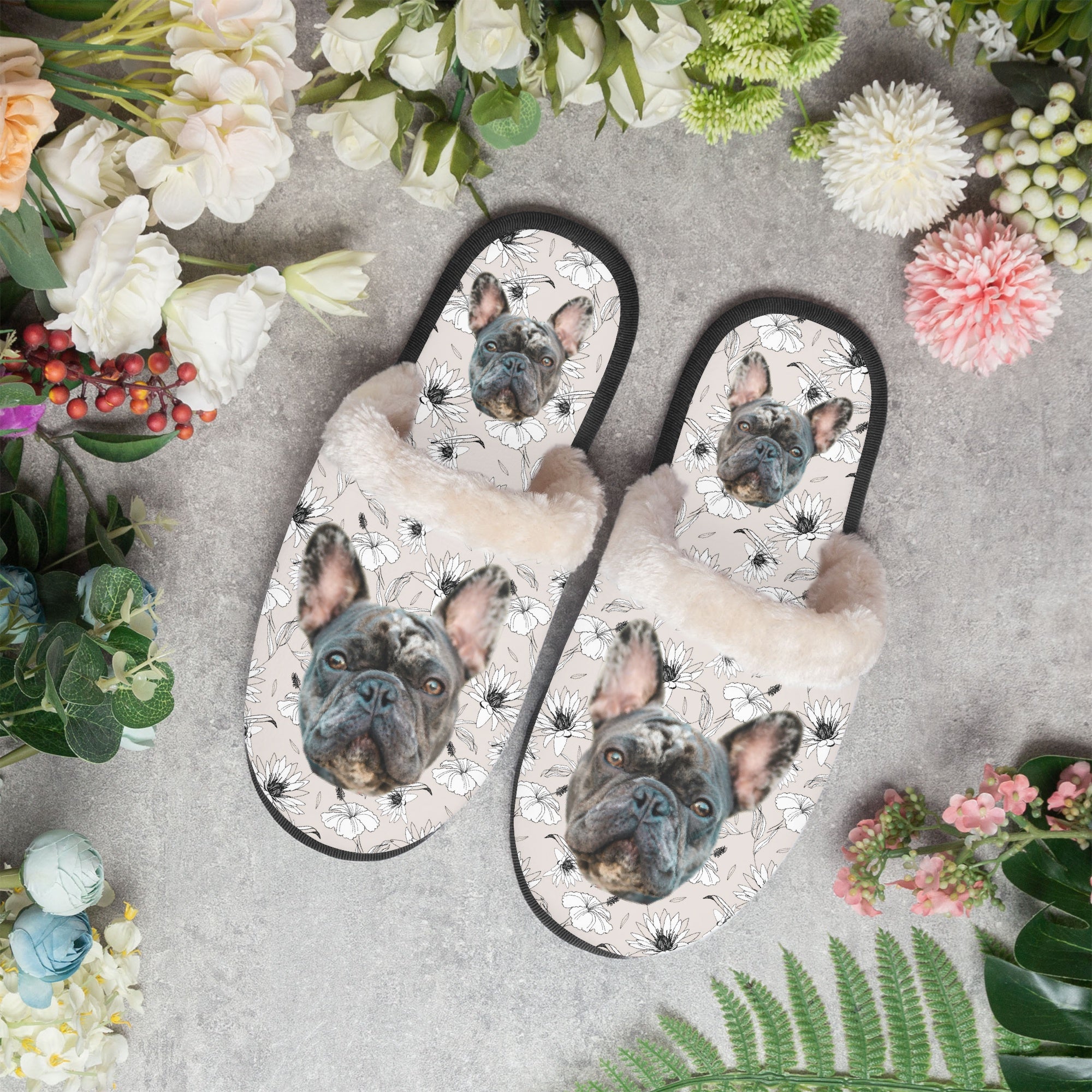 French Bulldog Cozy Slippers for Frenchie Enthusiasts Gifts-fadou