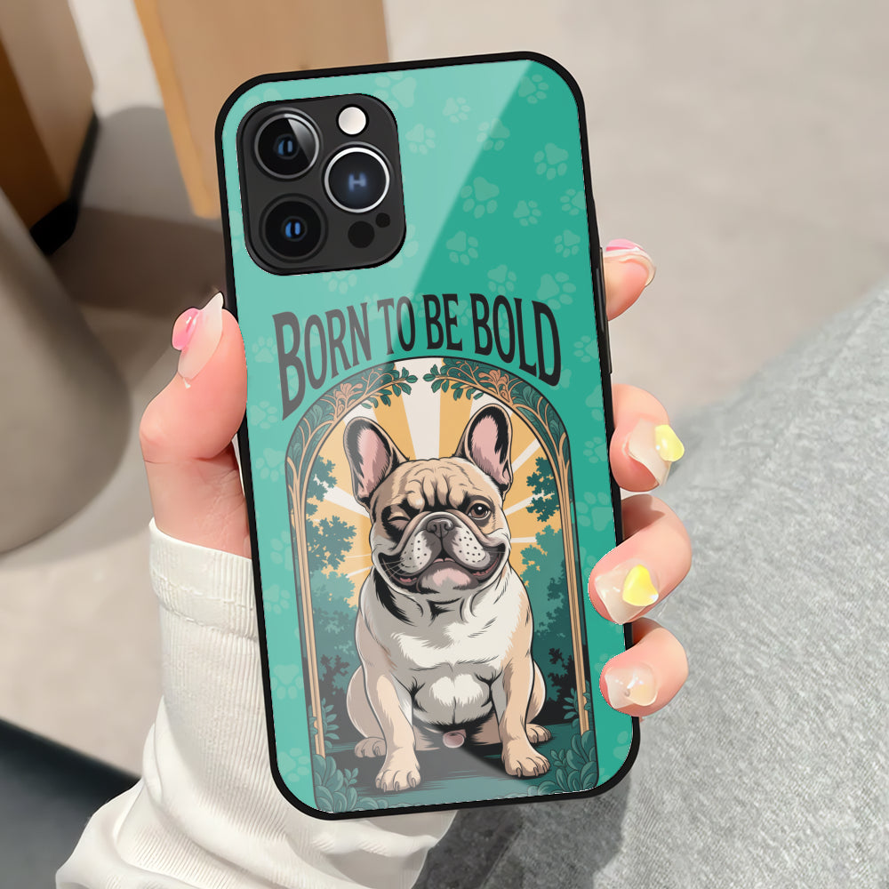 Bentley - Iphone & Samsung Glass Case for Bulldog Owners-fadou