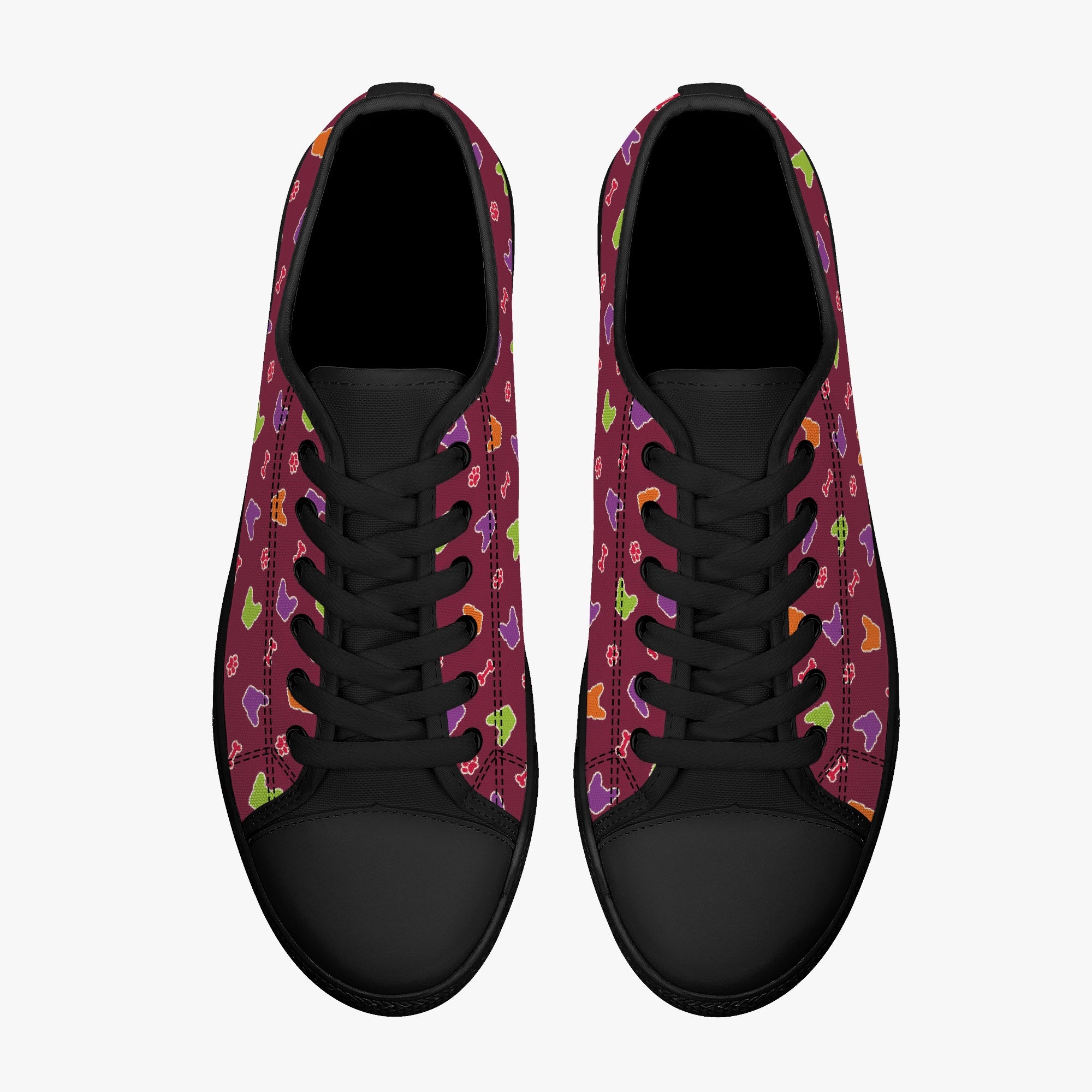 French Bulldog Classic High-Top Shoes for Frenchie Fans-fadou