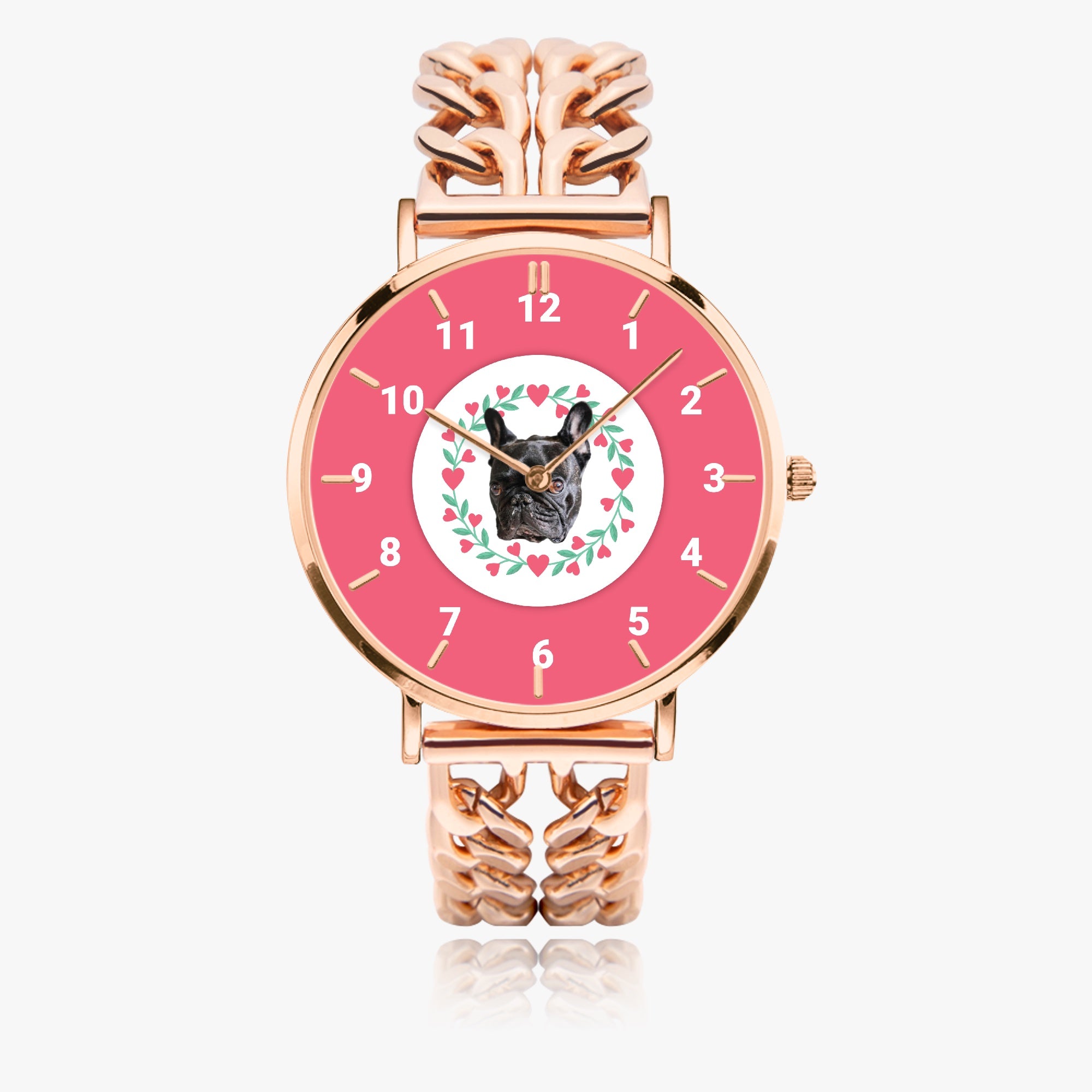 Rowdy Personalized Fashion Wristwatch for Dog Park Days-fadou