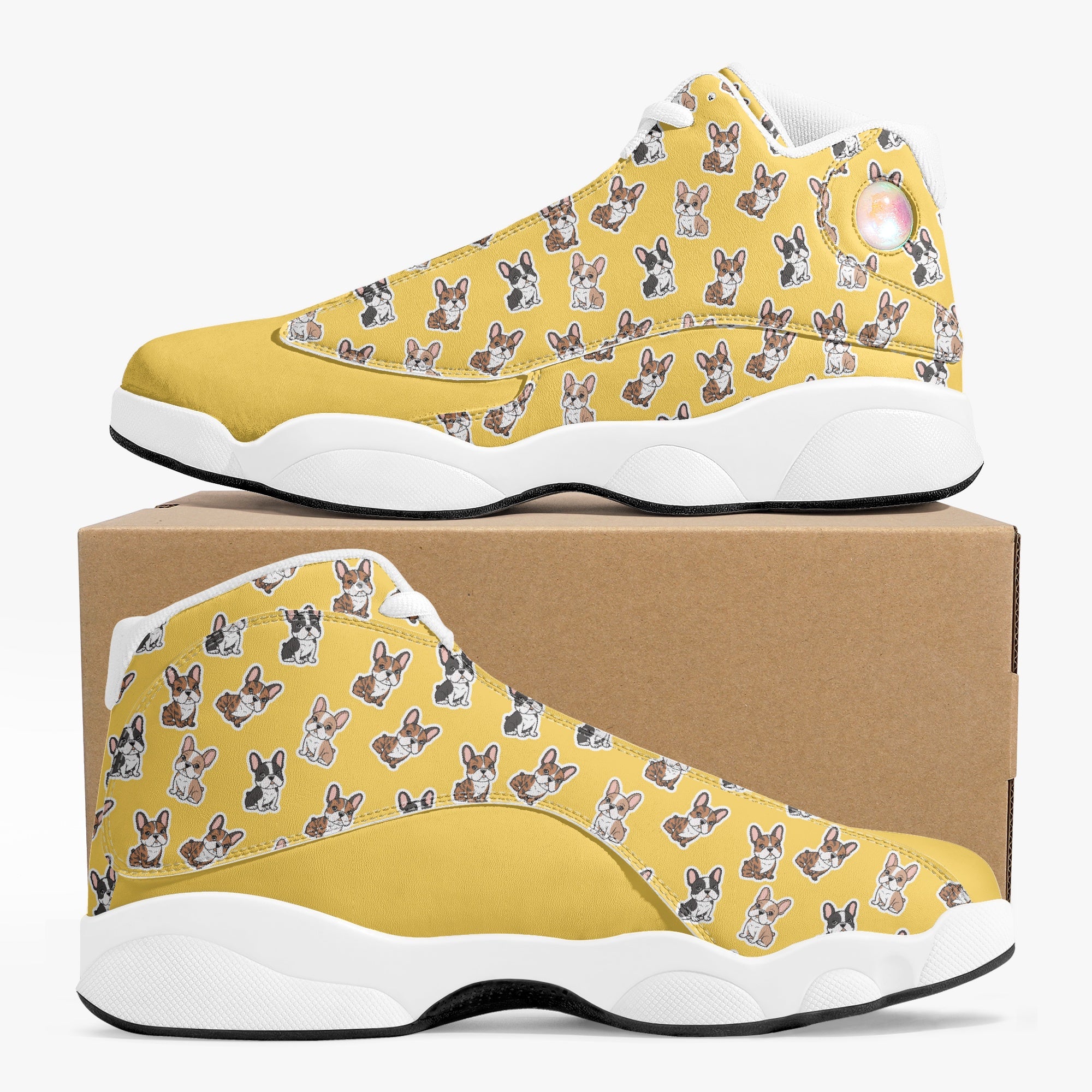 Camille French Bulldog Casual Footwear for Frenchie Fans-fadou