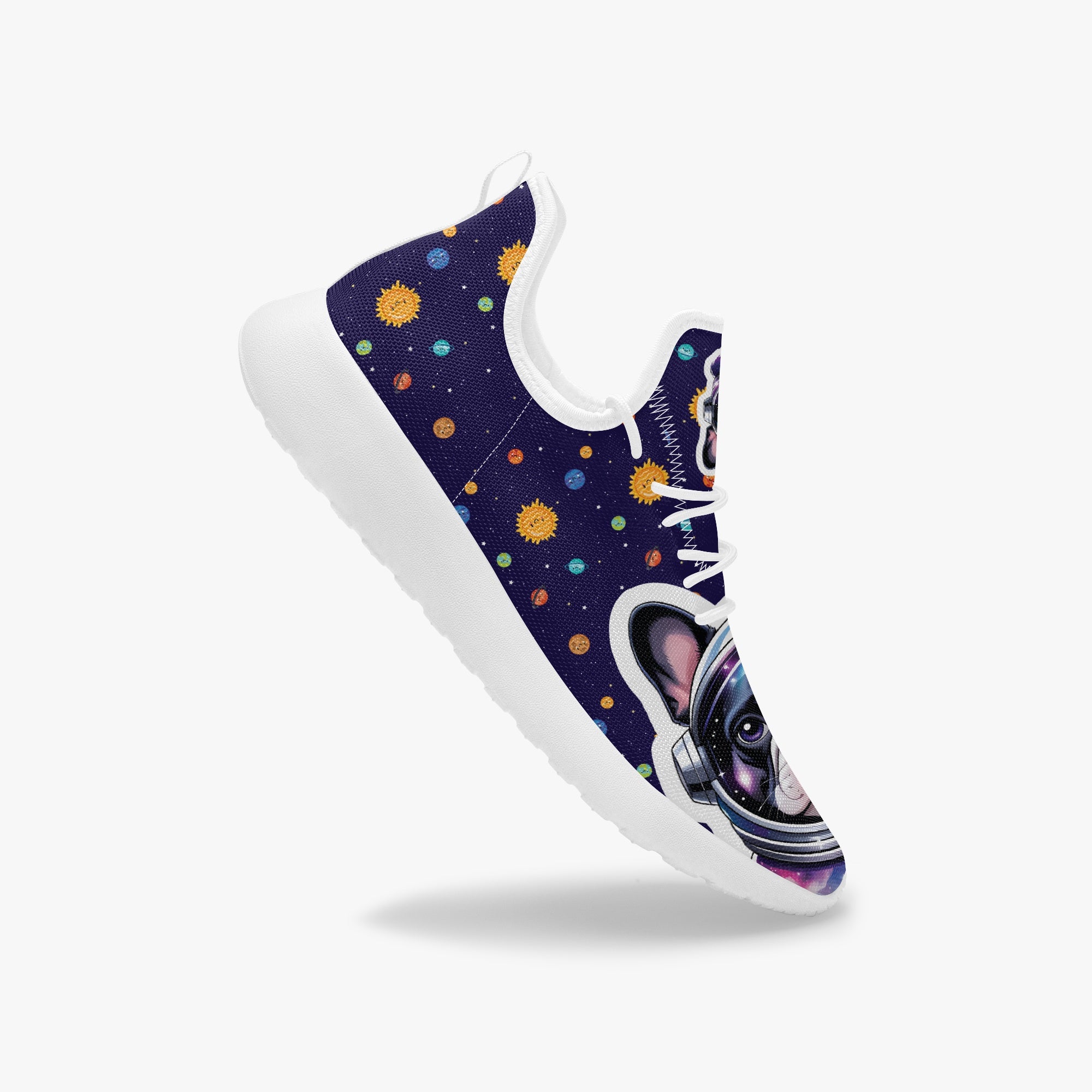 French Bulldog Classic Canvas Sneakers for Bulldog Owners-fadou