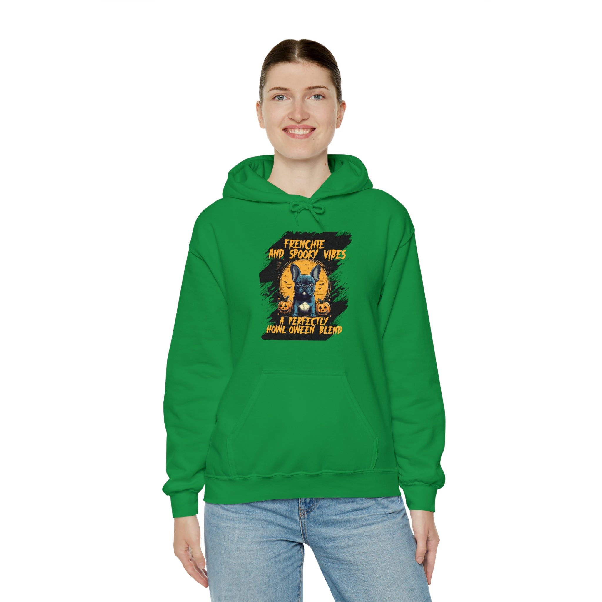 French Bulldog Halloween Dog Mom Hoodie for Dog Moms & Dads-fadou