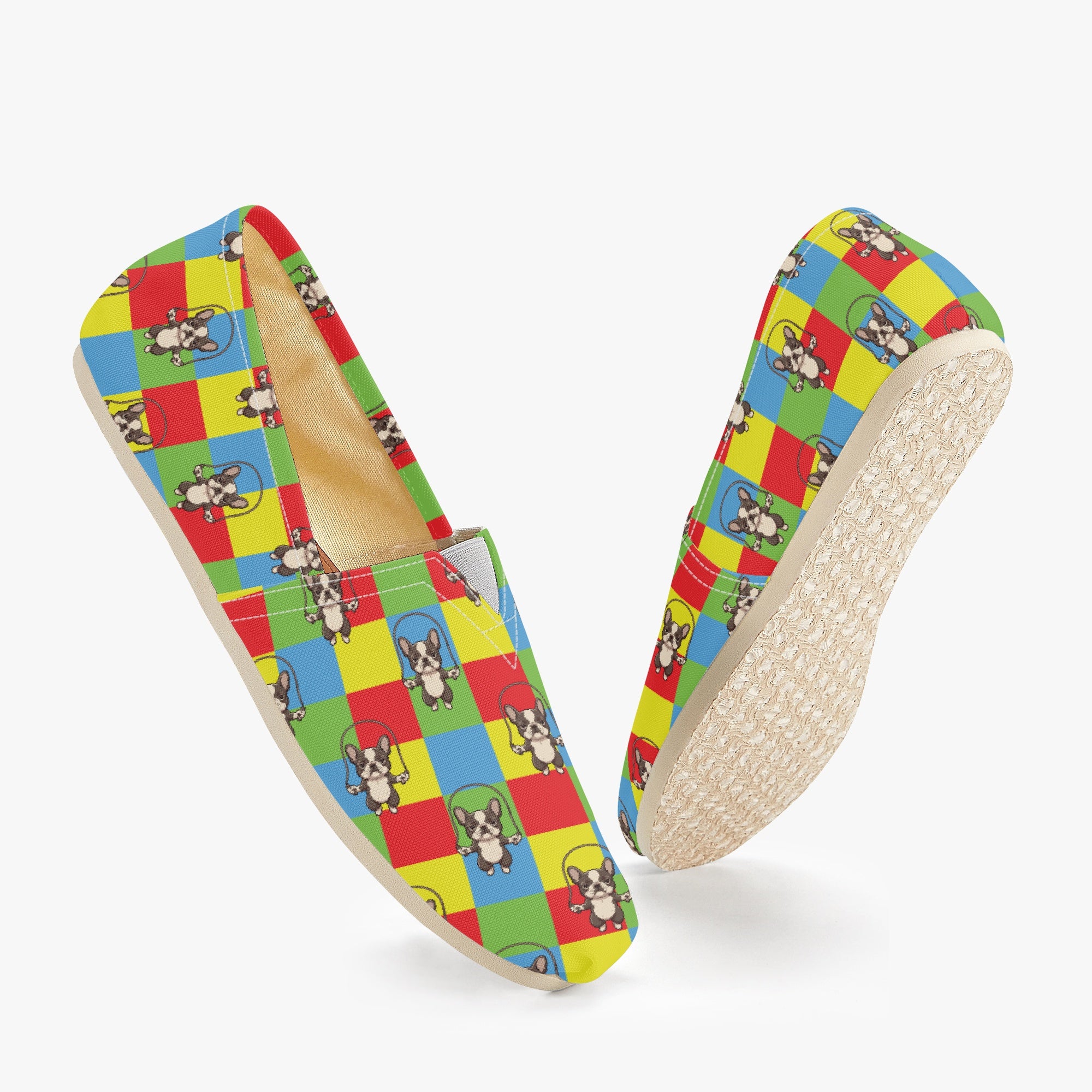 Zorilla French Bulldog Casual Footwear for Frenchie Fans-fadou