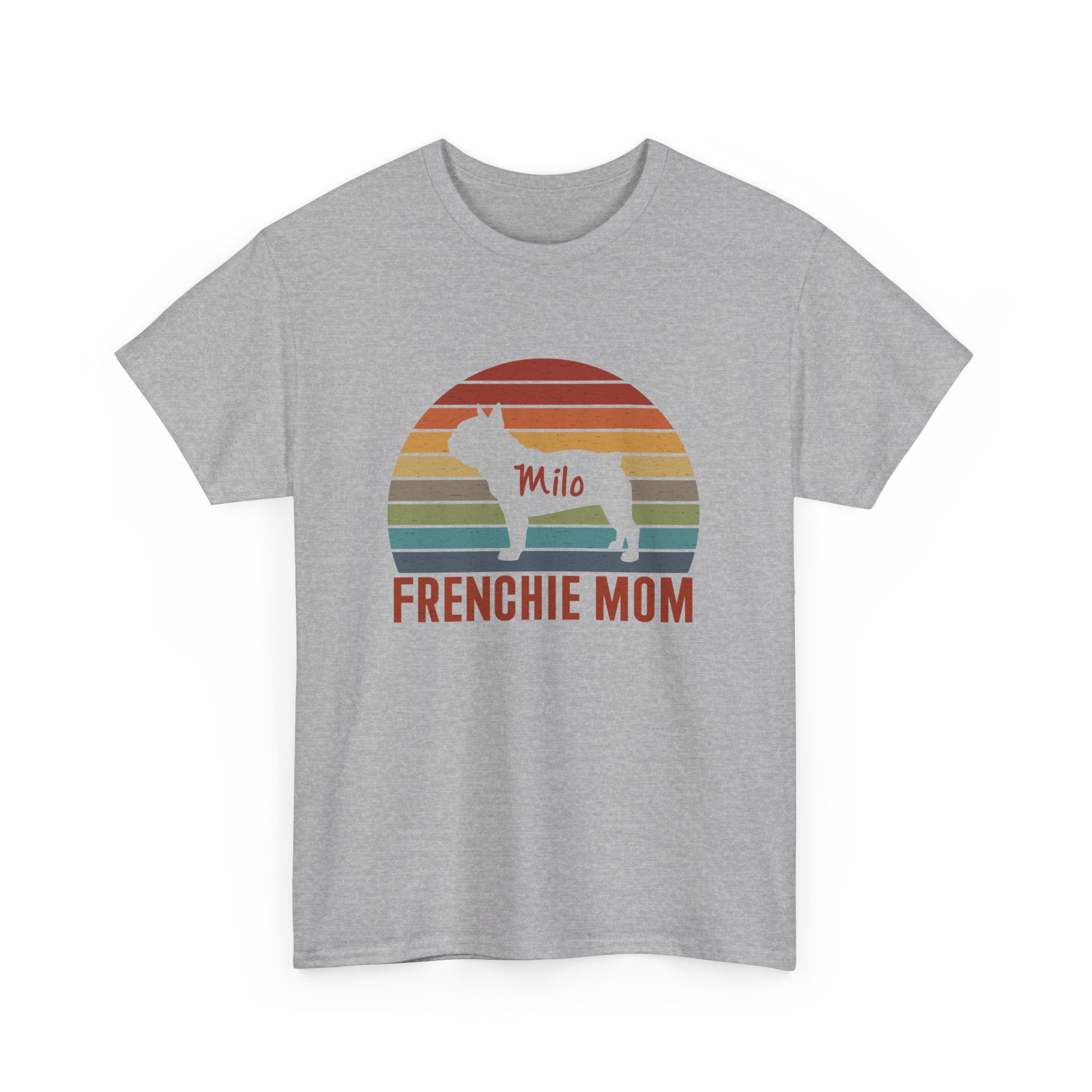 French Bulldog Custom Cotton T-Shirt for Dog Moms & Dads-fadou