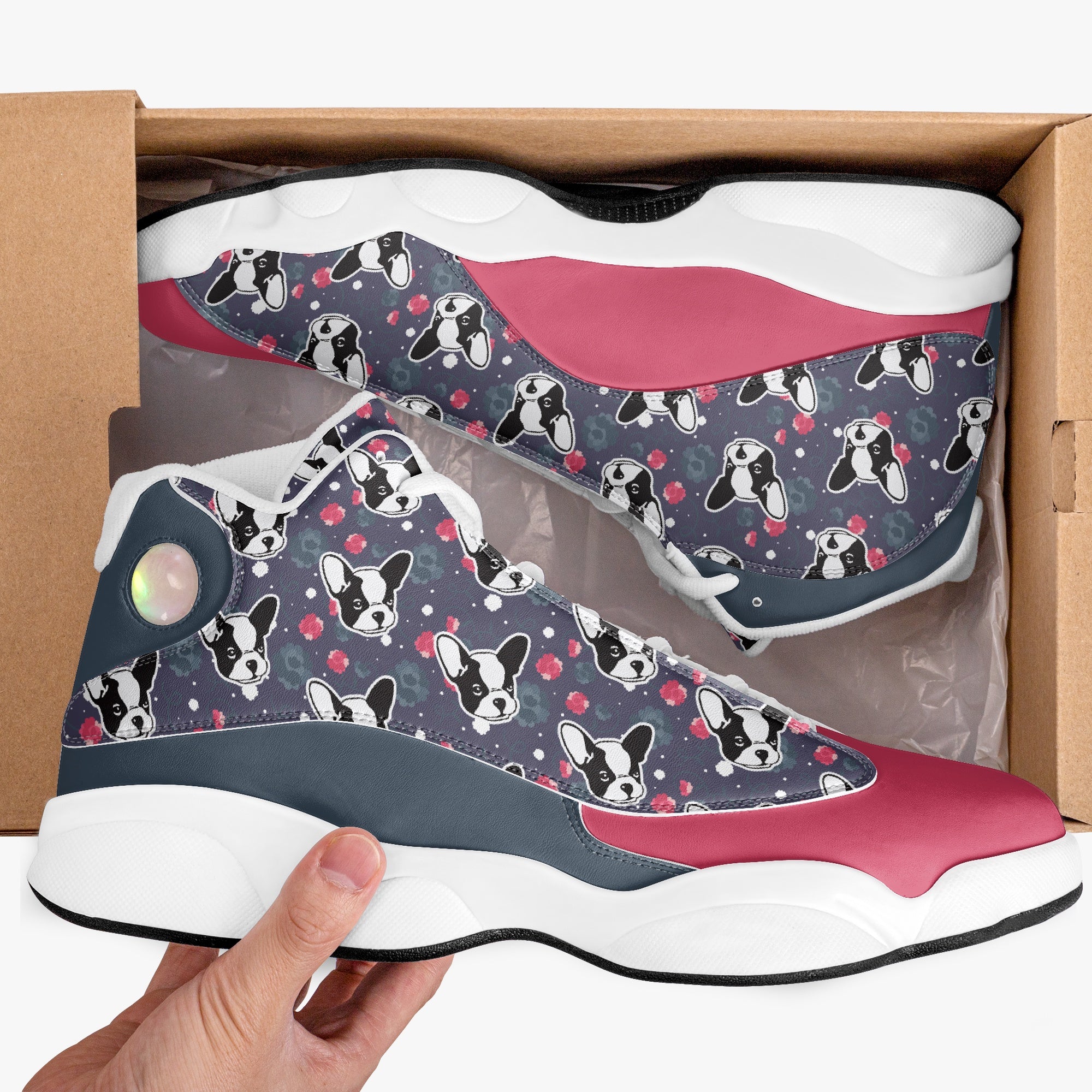 Chase French Bulldog Canvas Sneakers for Dog Moms & Dads-fadou