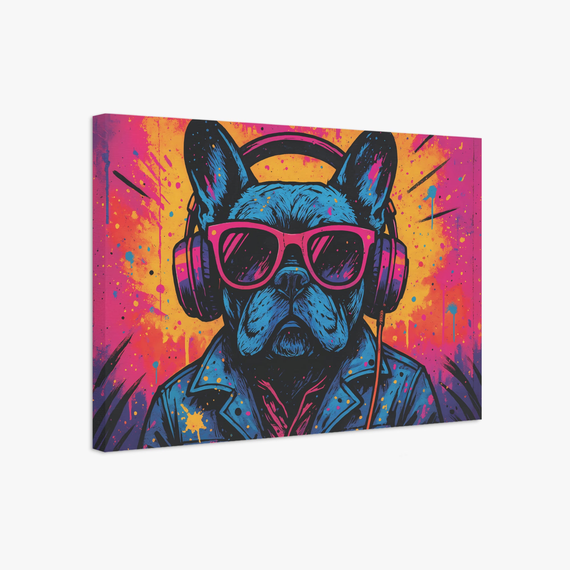 Piper Adorable Decorative Canvas for Frenchie Enthusiasts-fadou