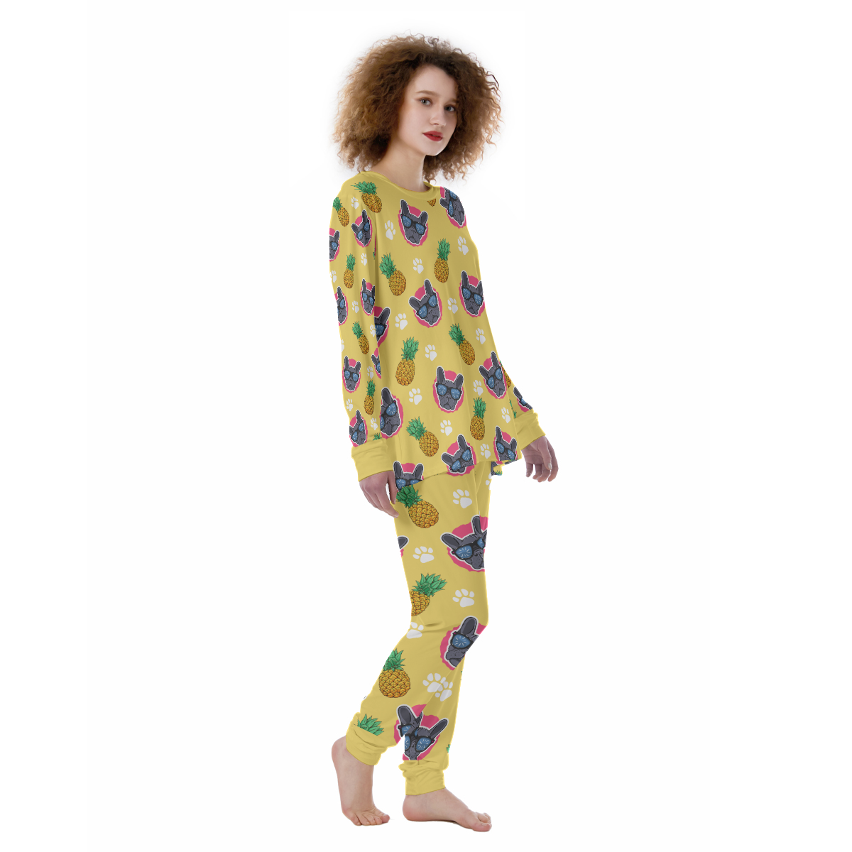 JOSIE French Bulldog Cotton Pajamas for Dog Moms & Dads-fadou