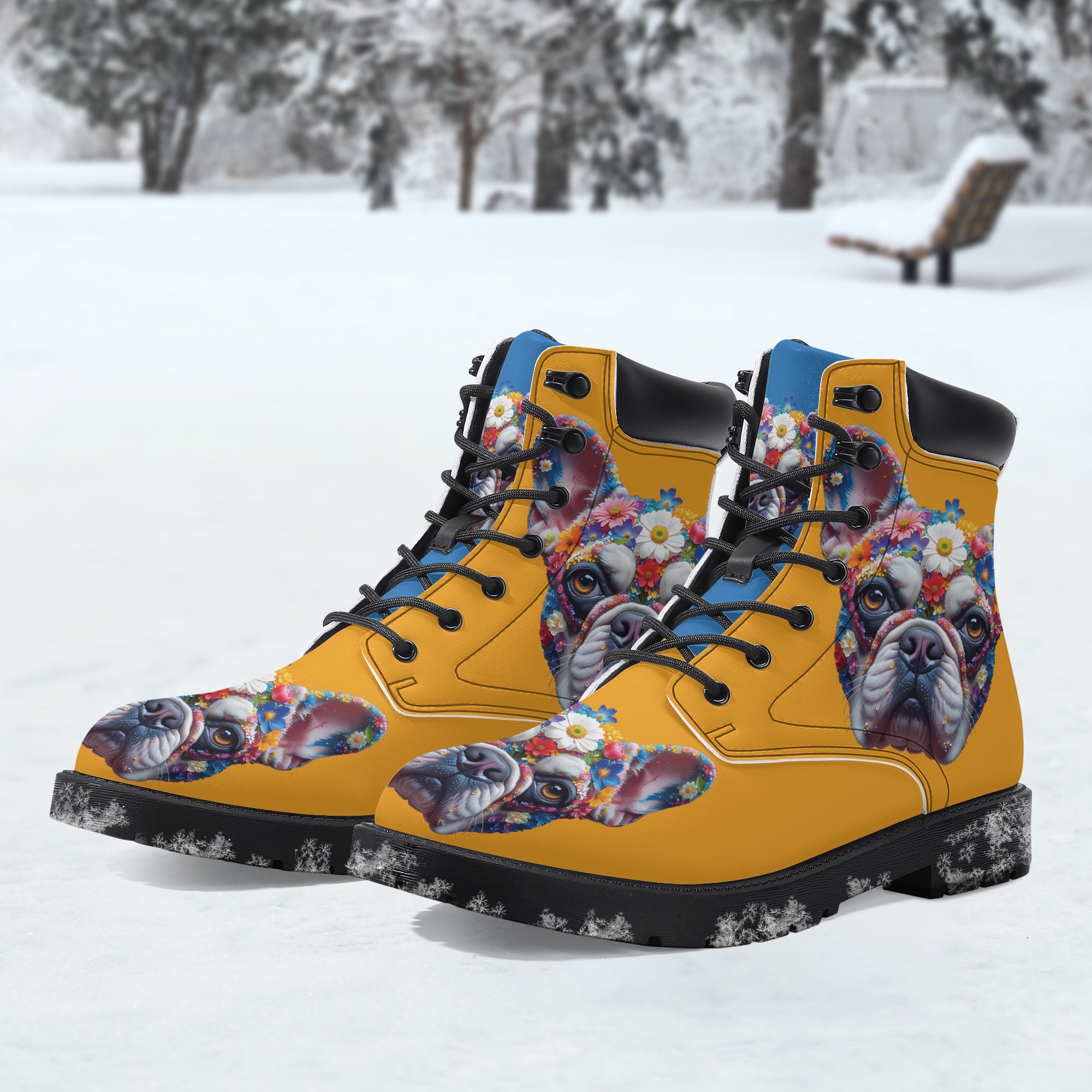 French Bulldog Casual Fashion Boots for Dog Moms & Dads-fadou