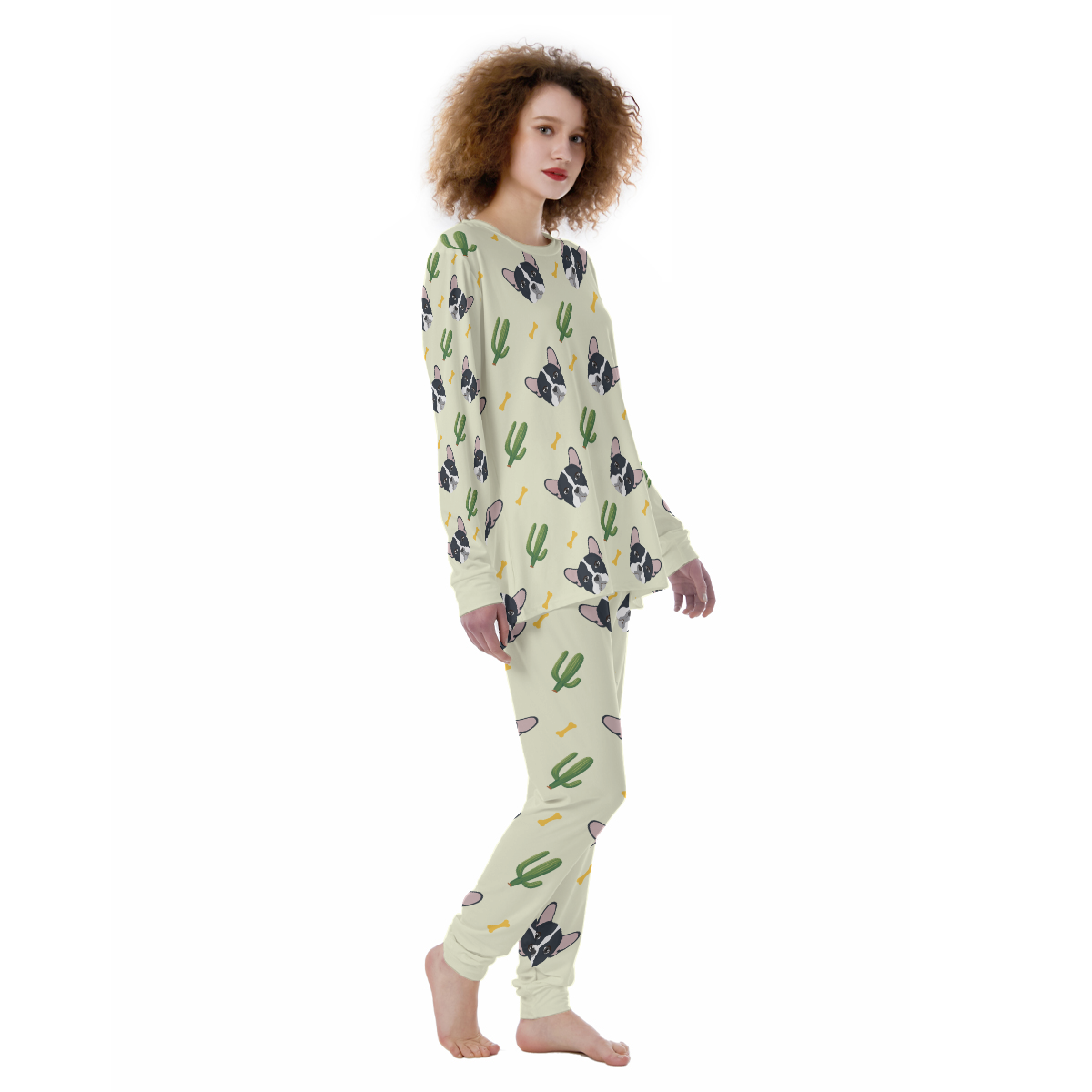 EVIE French Bulldog Cozy Pajama Set for Dog Moms & Dads-fadou