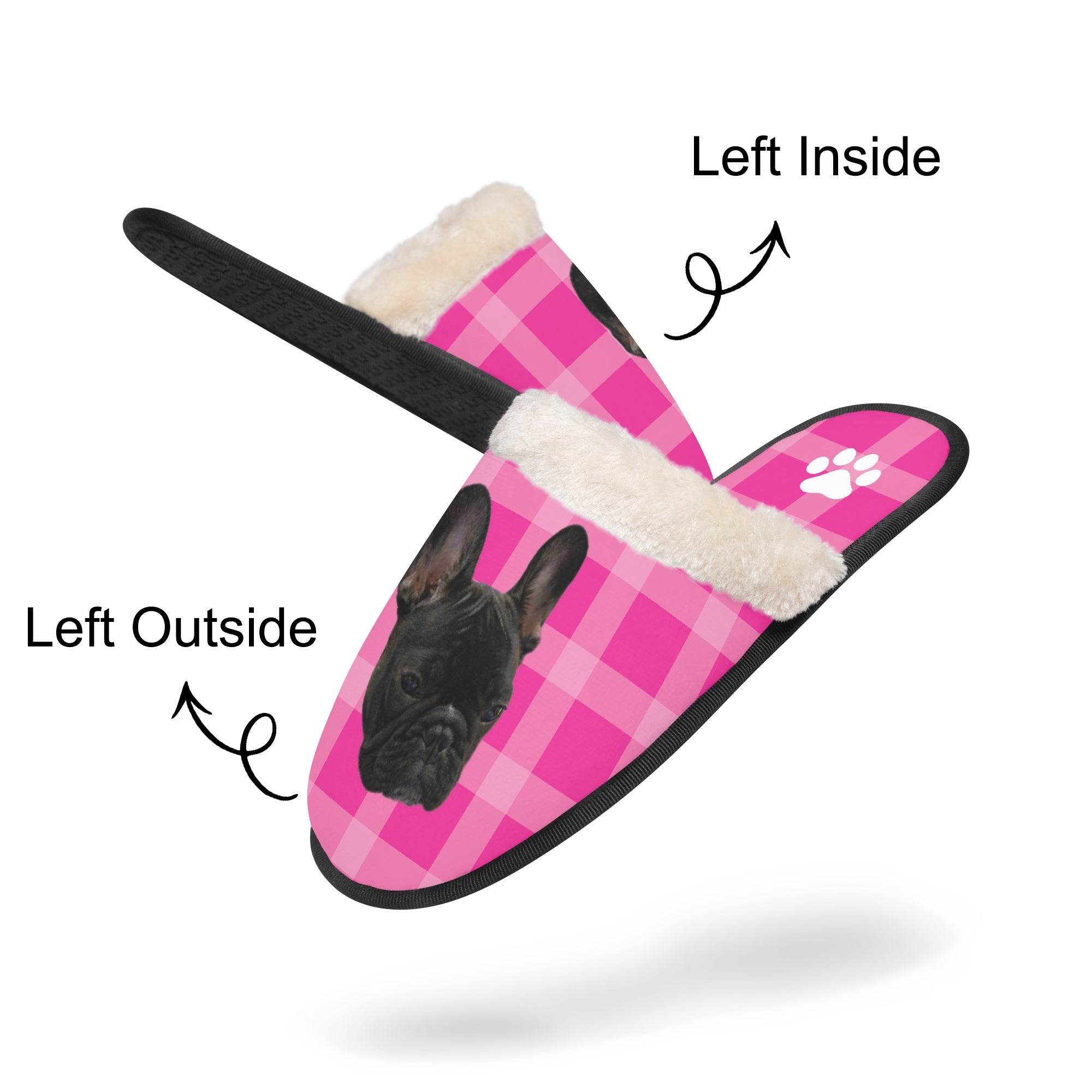 French Bulldog Cozy Soft House Shoes for Bulldog Owners-fadou
