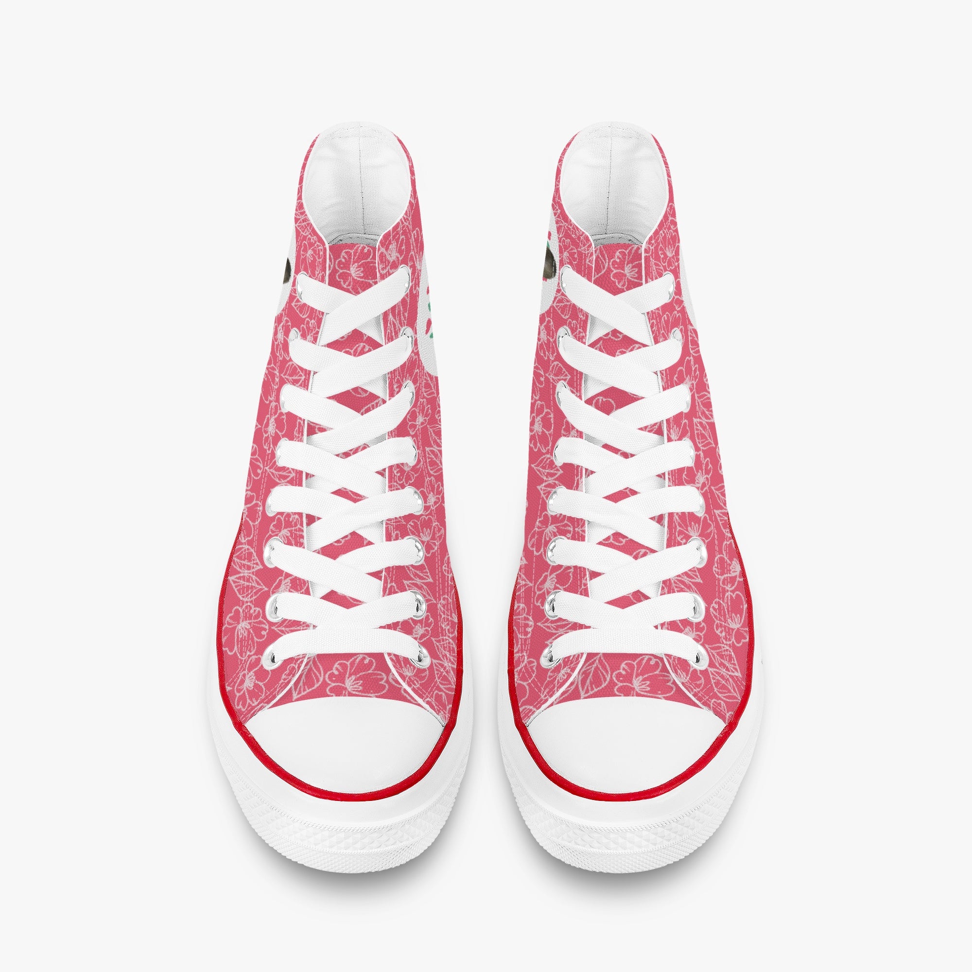 High-Top Personalized Classic Sneakers for Dog Park Days-fadou