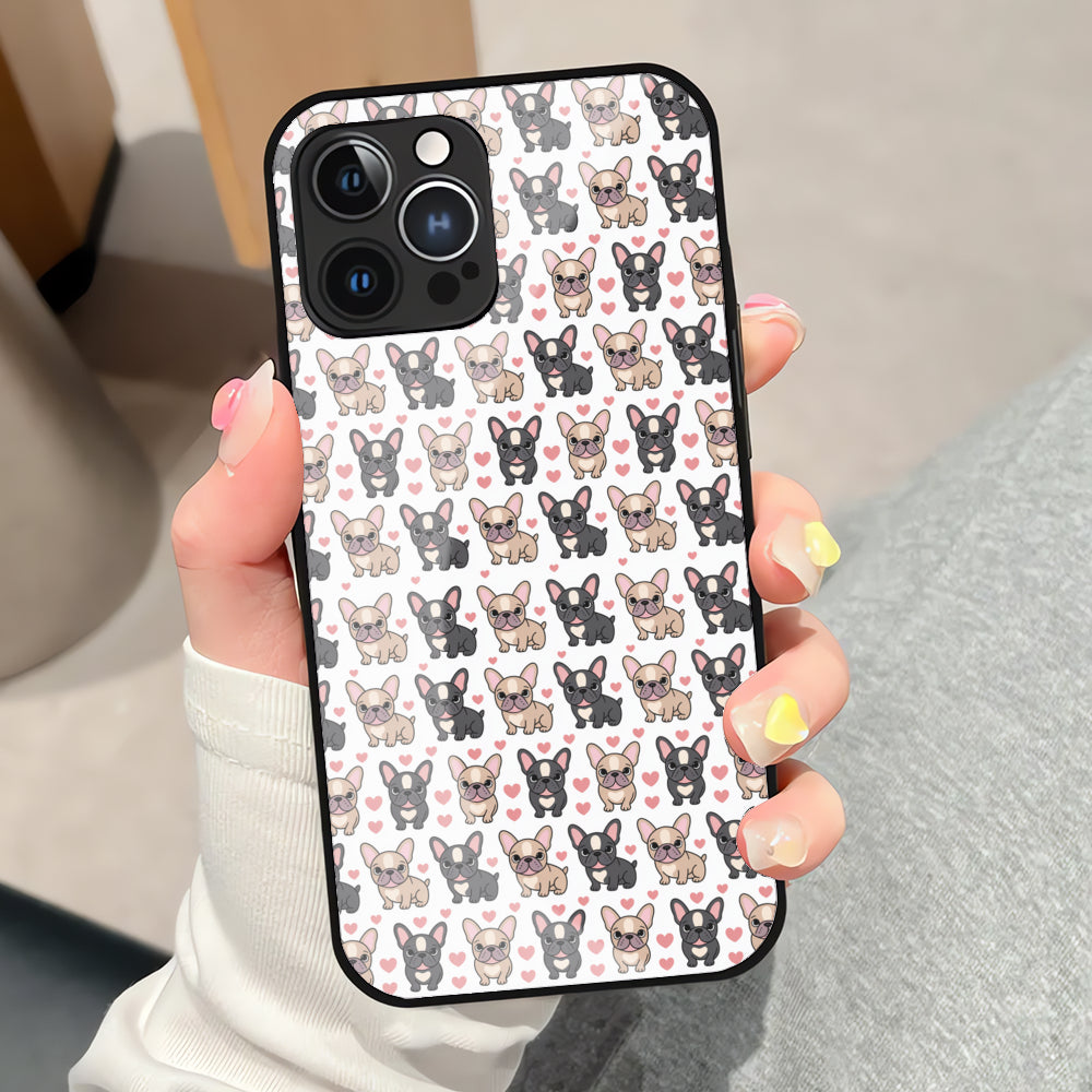 Ollie - Iphone & Samsung Glass Case for Dog Moms & Dads-fadou
