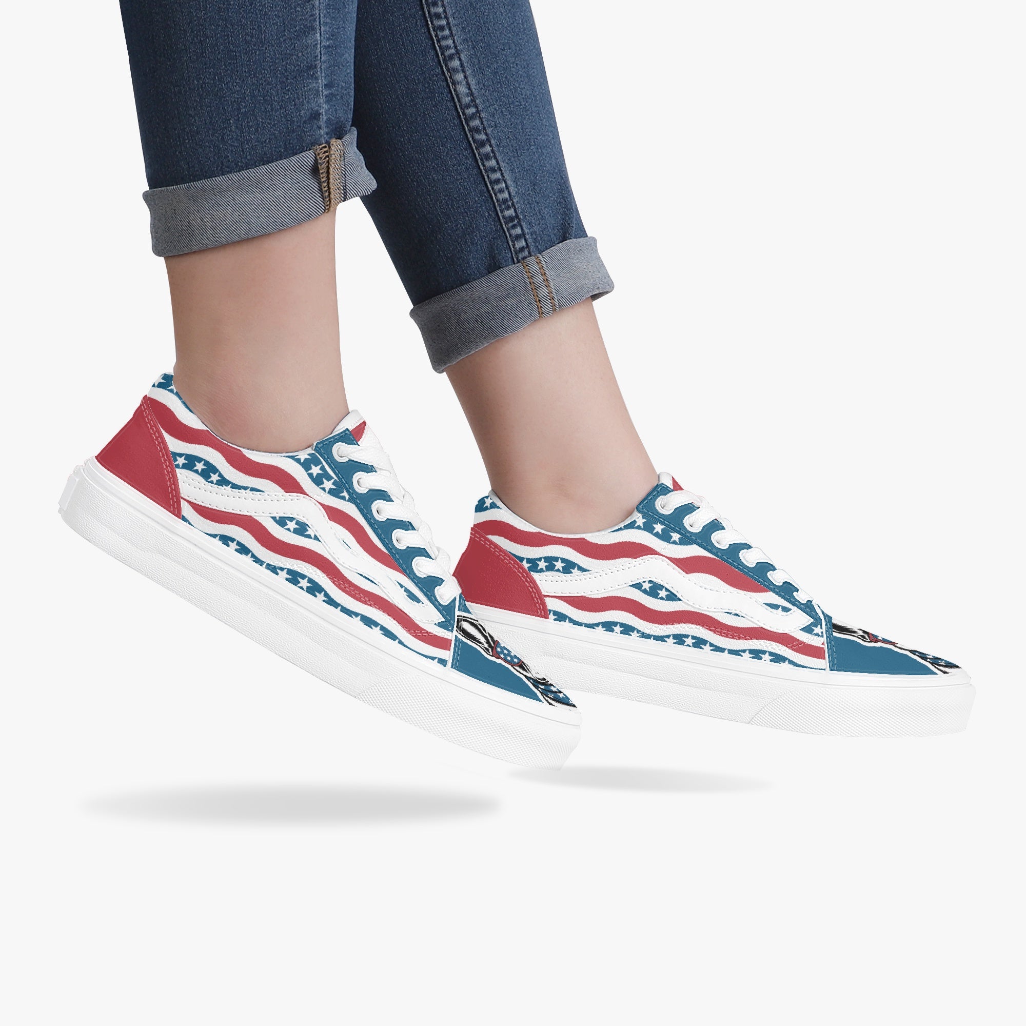 Low-Top Trendy Casual Footwear for Frenchie Enthusiasts-fadou