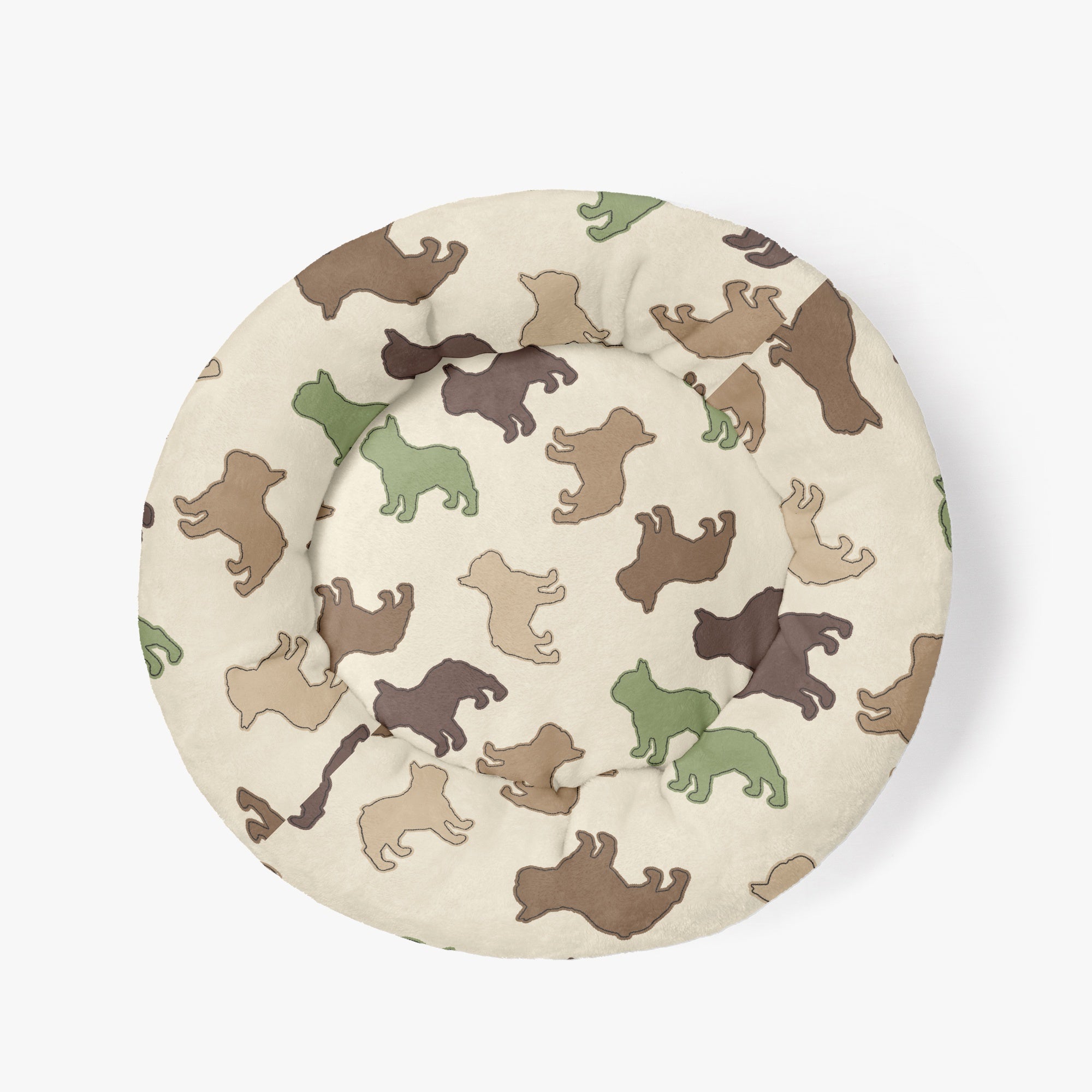 Donut French Bulldog Cozy Sofa Bed for Brachycephalic Dogs-fadou