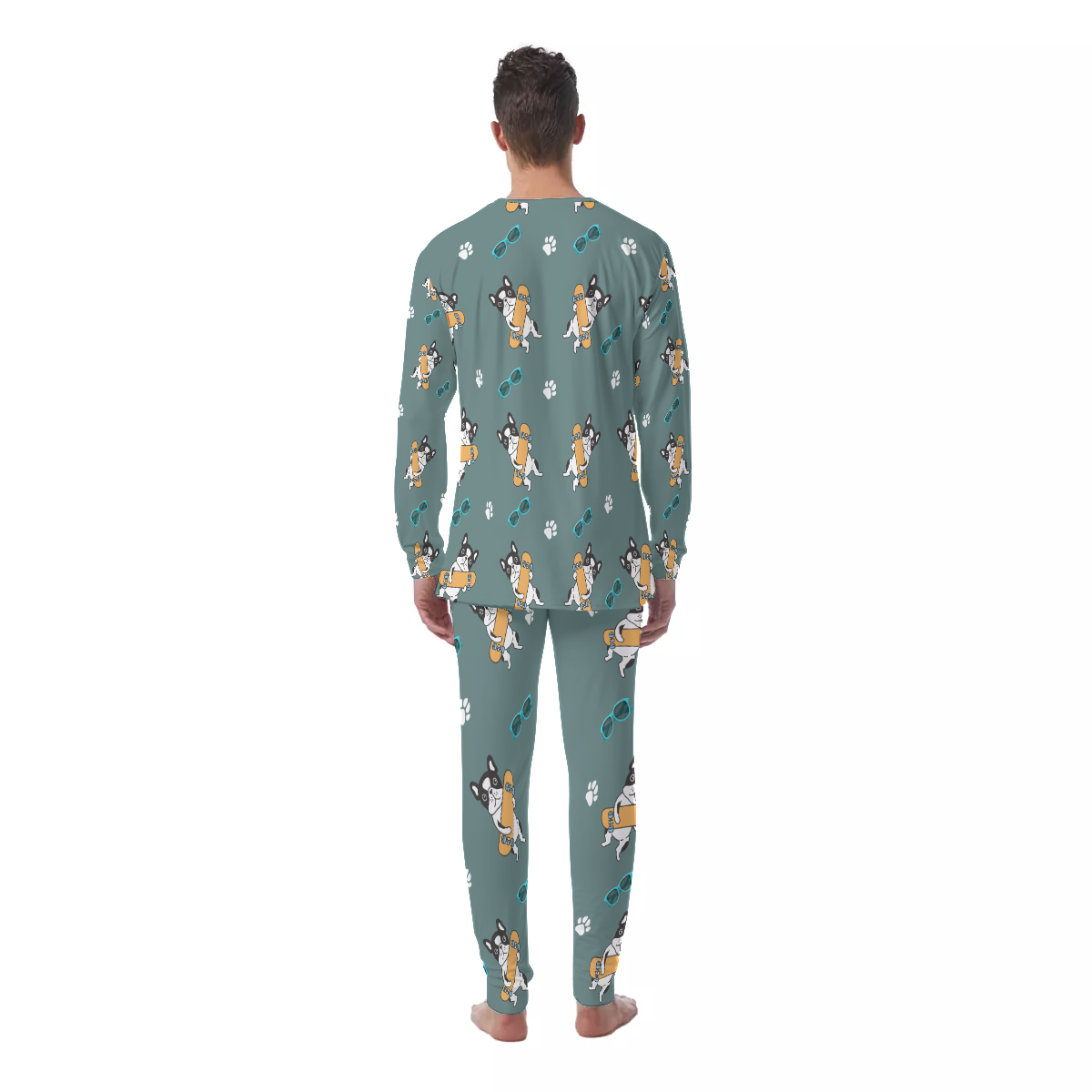 WALTER French Bulldog Cozy Pajama Set for Dog Park Days-fadou