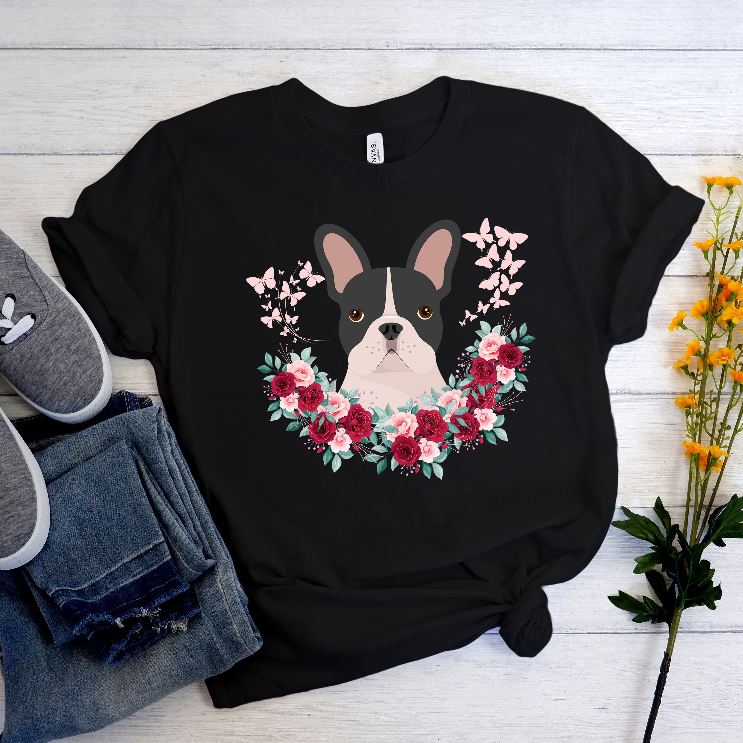 Frenchiecast French Bulldog Unisex Shirt for Frenchie Fans-fadou