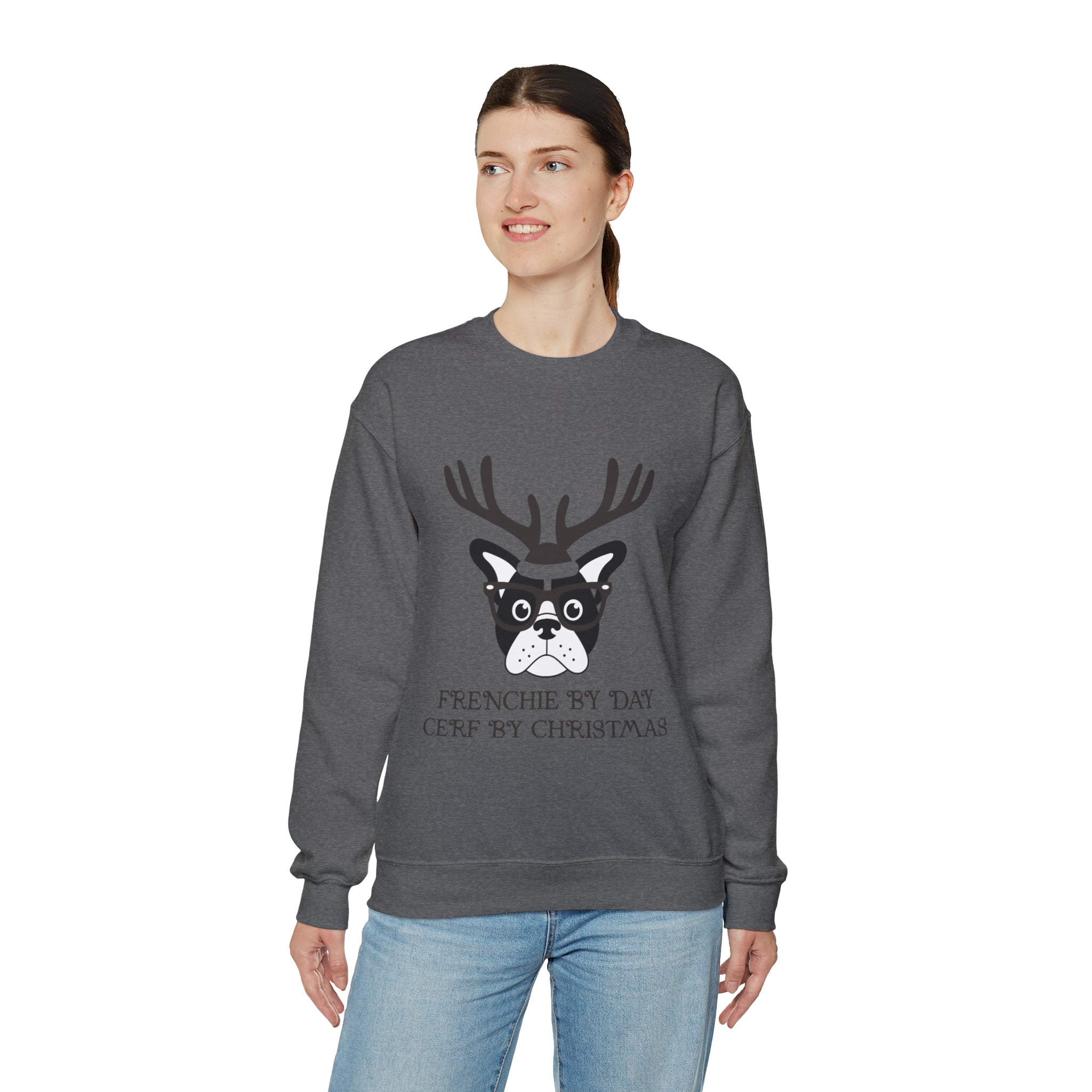 By French Bulldog Dog Mom Hoodie for Frenchie Enthusiasts-fadou