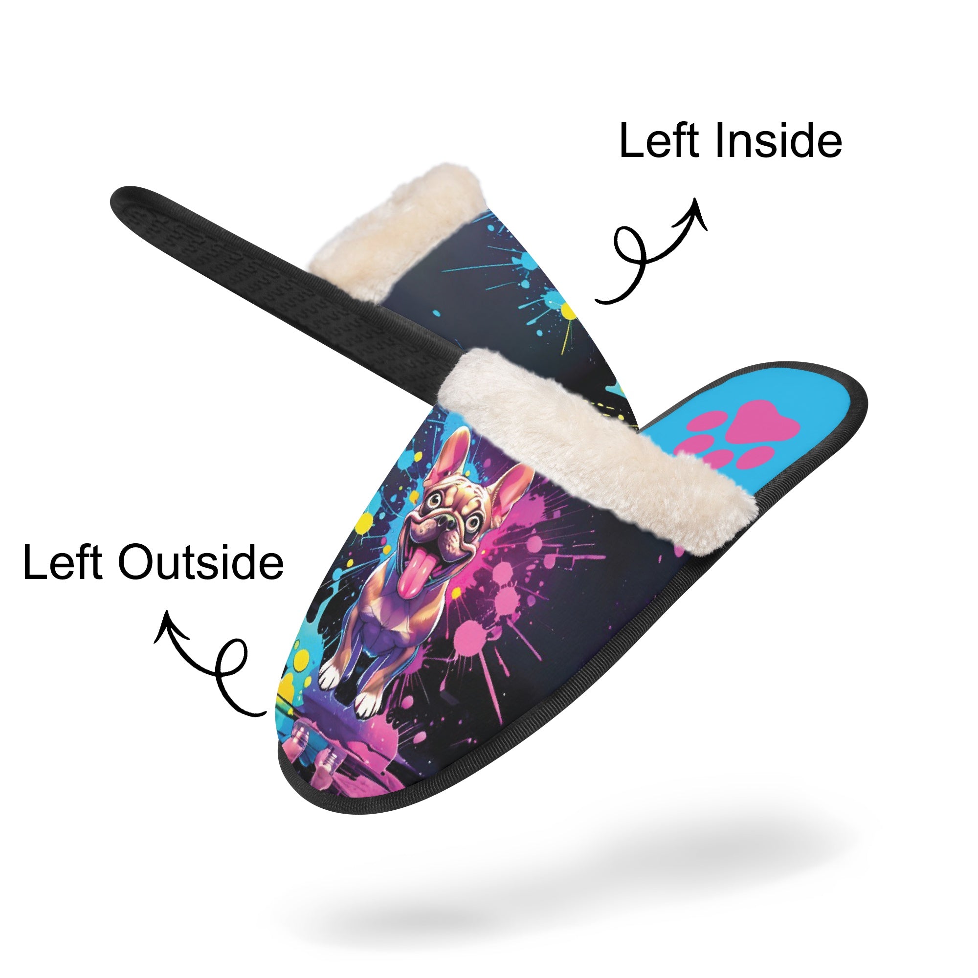 French Bulldog Cozy Indoor Shoes for Frenchie Enthusiasts-fadou