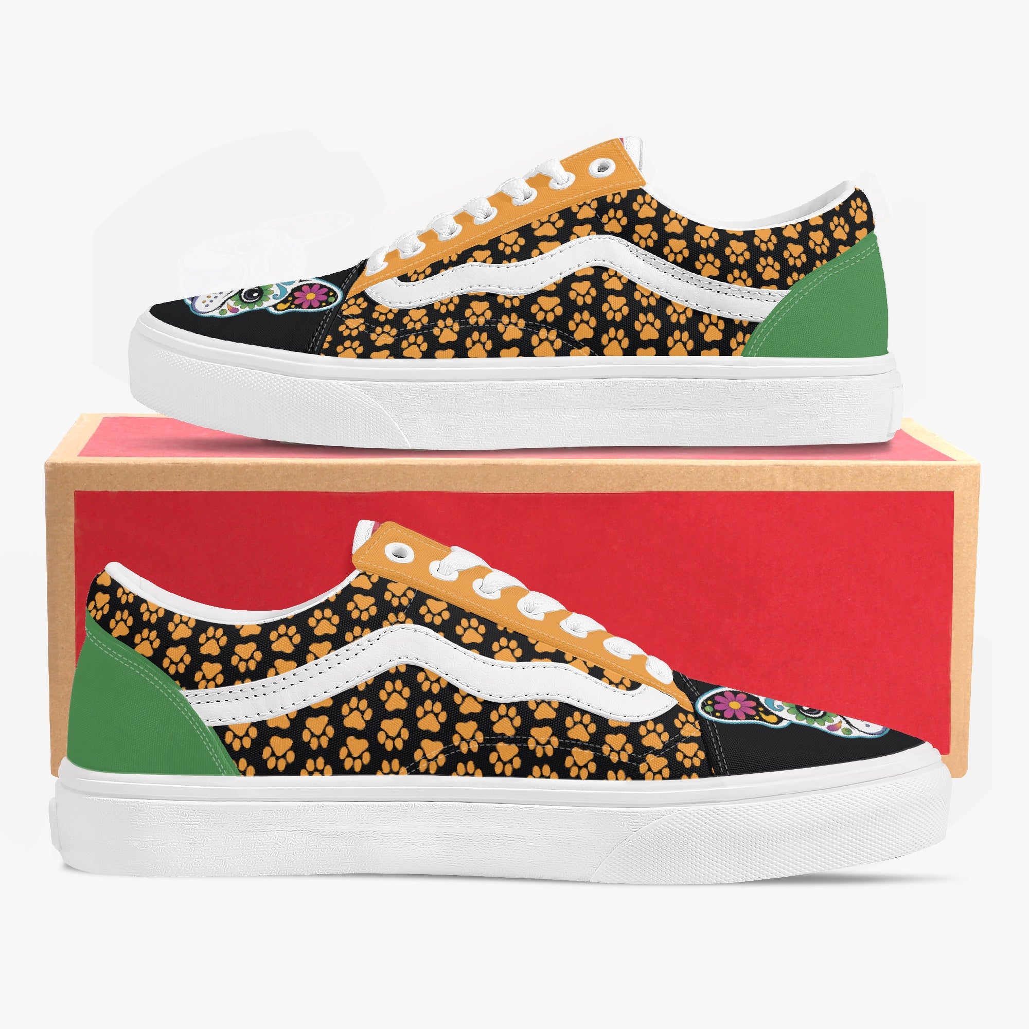 Frenchie Trendy High-Top Shoes for Frenchie Enthusiasts-fadou