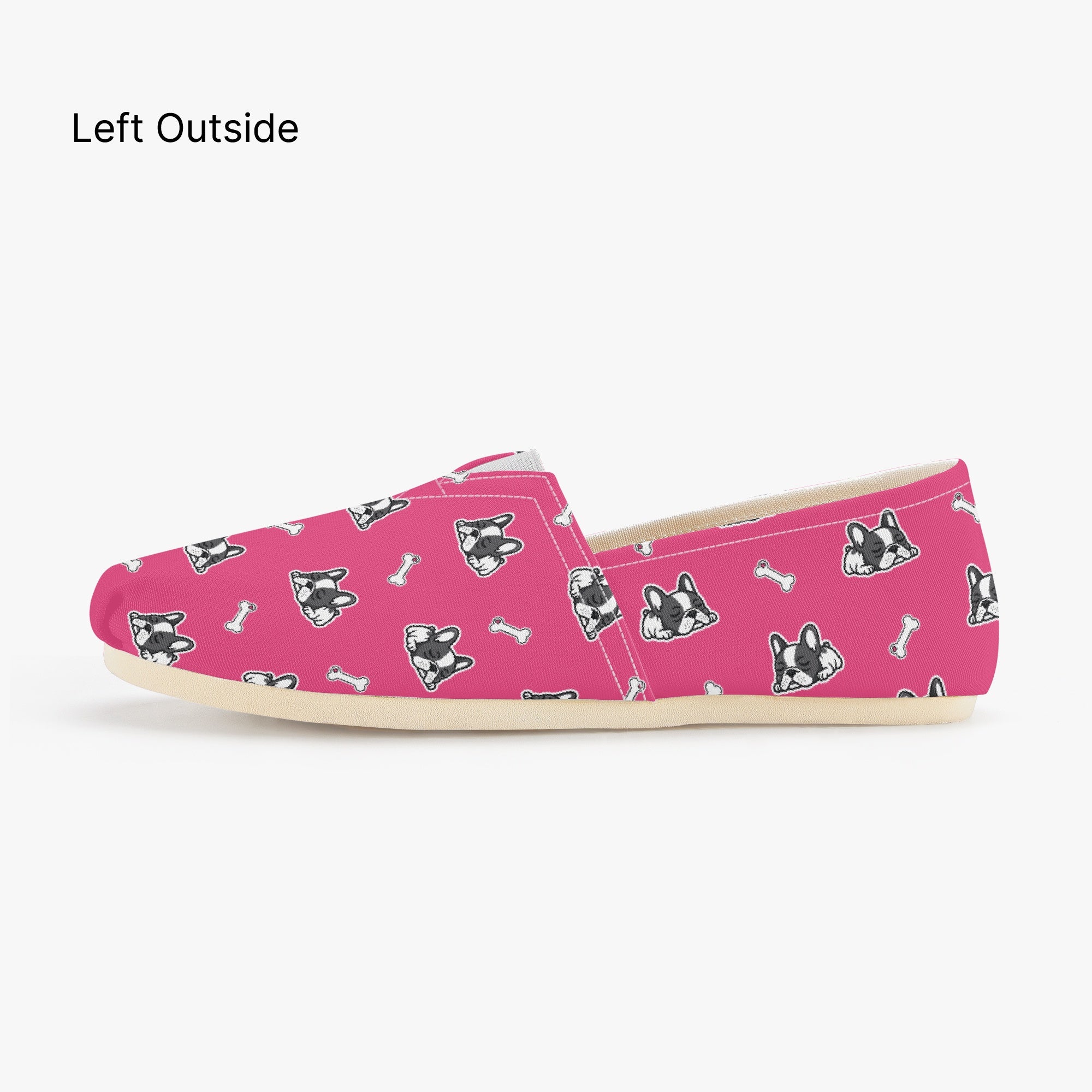 Frenchie Casual High-Top Shoes for Frenchie Enthusiasts-fadou