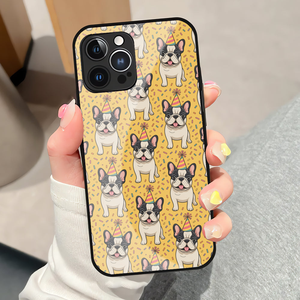 Lucky - Iphone & Samsung Glass Case for Dog Moms & Dads-fadou