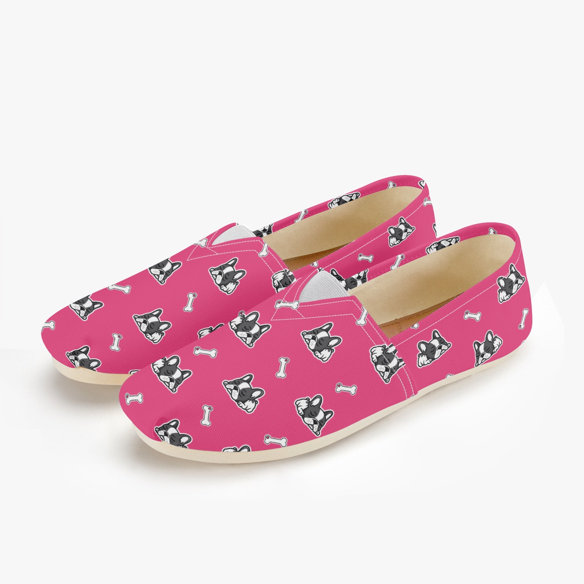Frenchie Casual High-Top Shoes for Frenchie Enthusiasts-fadou